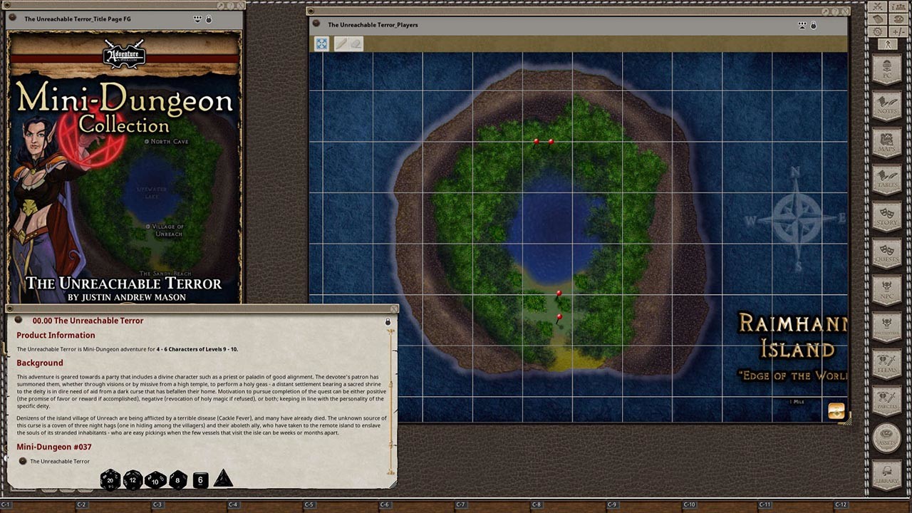 Fantasy Grounds - Mini-Dungeons Bundle #036-040 screenshot