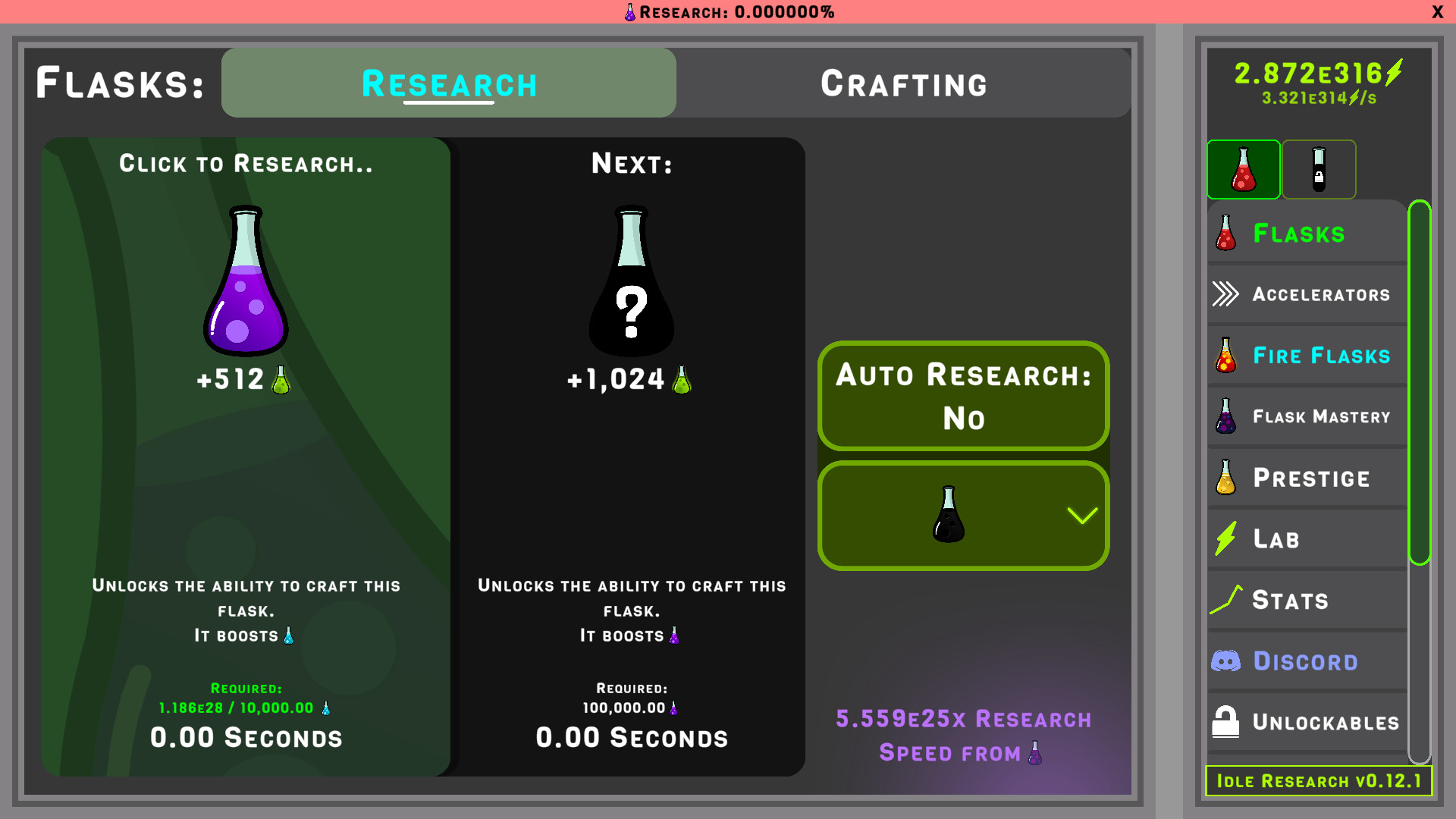 Idle Research screenshot