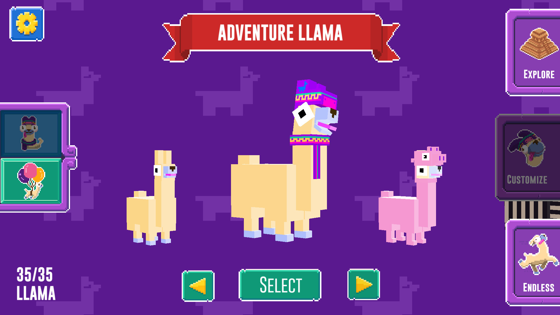 Adventure Llama screenshot