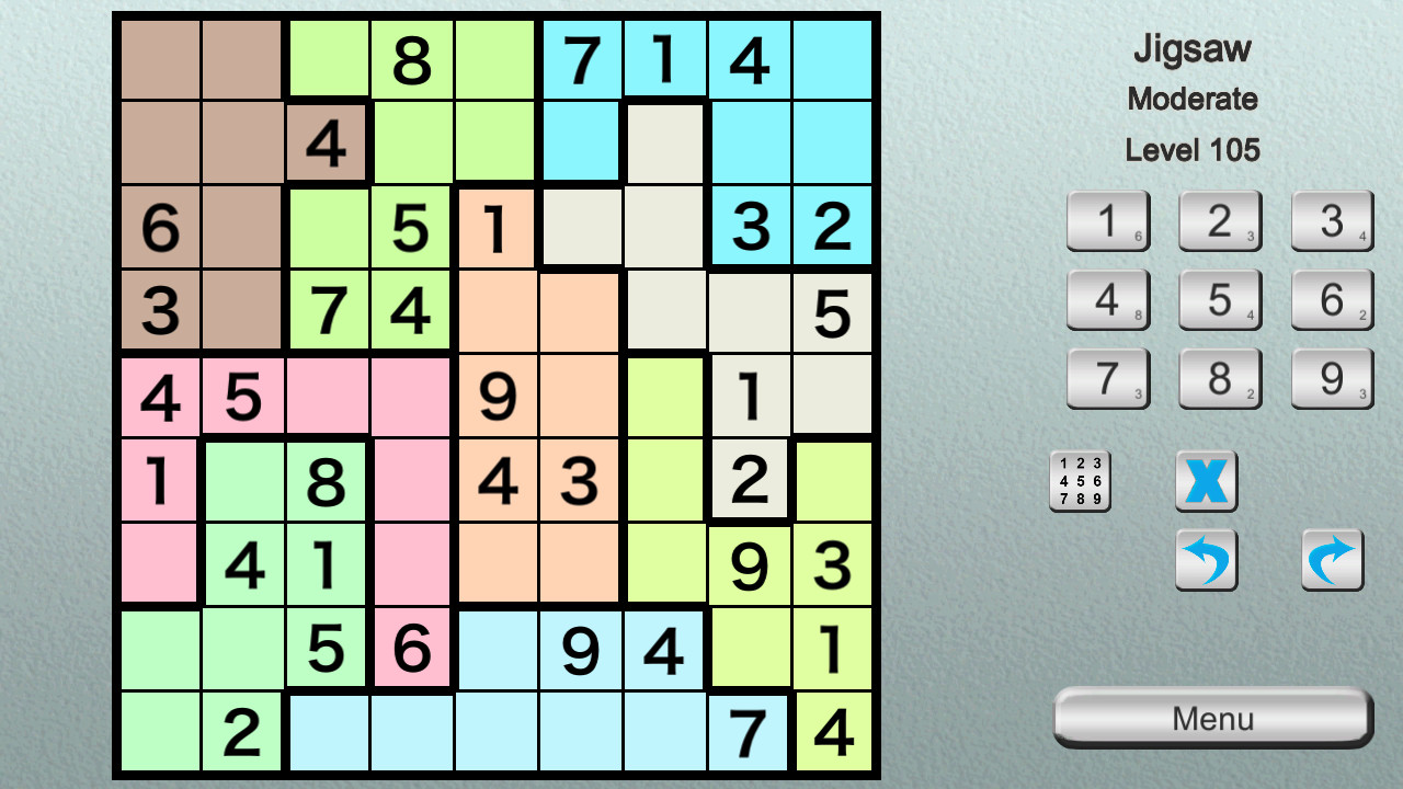 Ultimate Sudoku Collection - Basic Jigsaw Pack screenshot