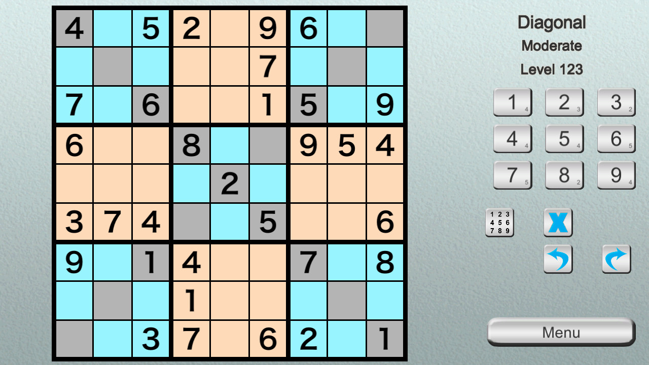 Ultimate Sudoku Collection - Basic Diagonal Pack screenshot