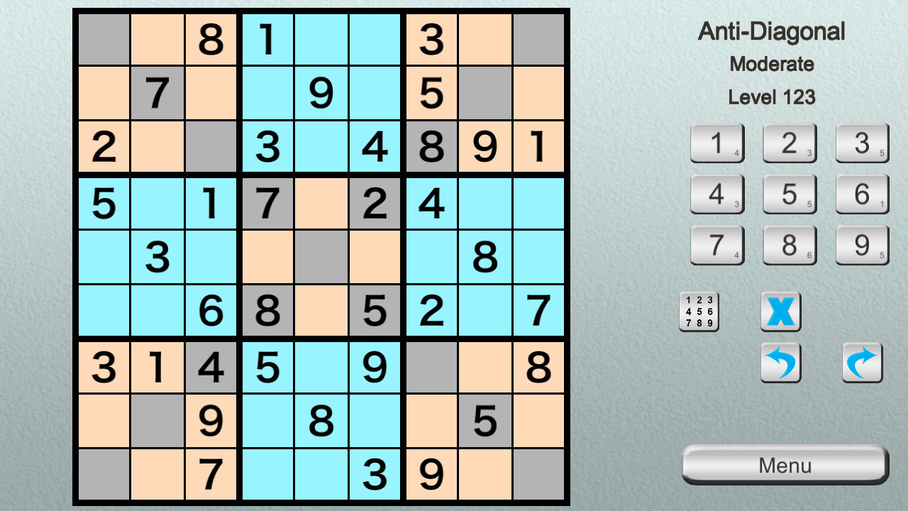 Ultimate Sudoku Collection - Basic Anti Diagonal Pack screenshot