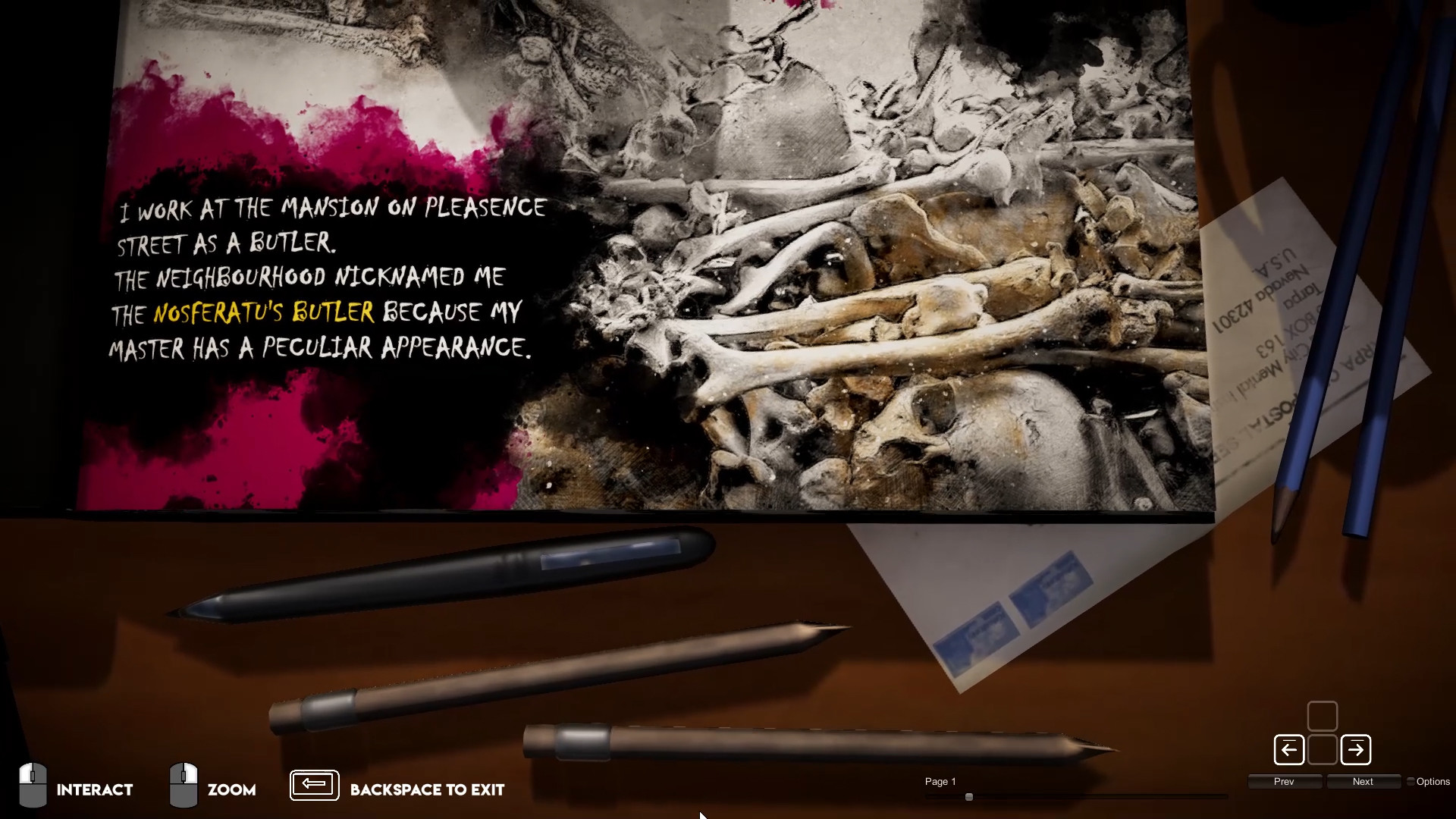 Nosferatu's Butler: Macabre Annotations screenshot