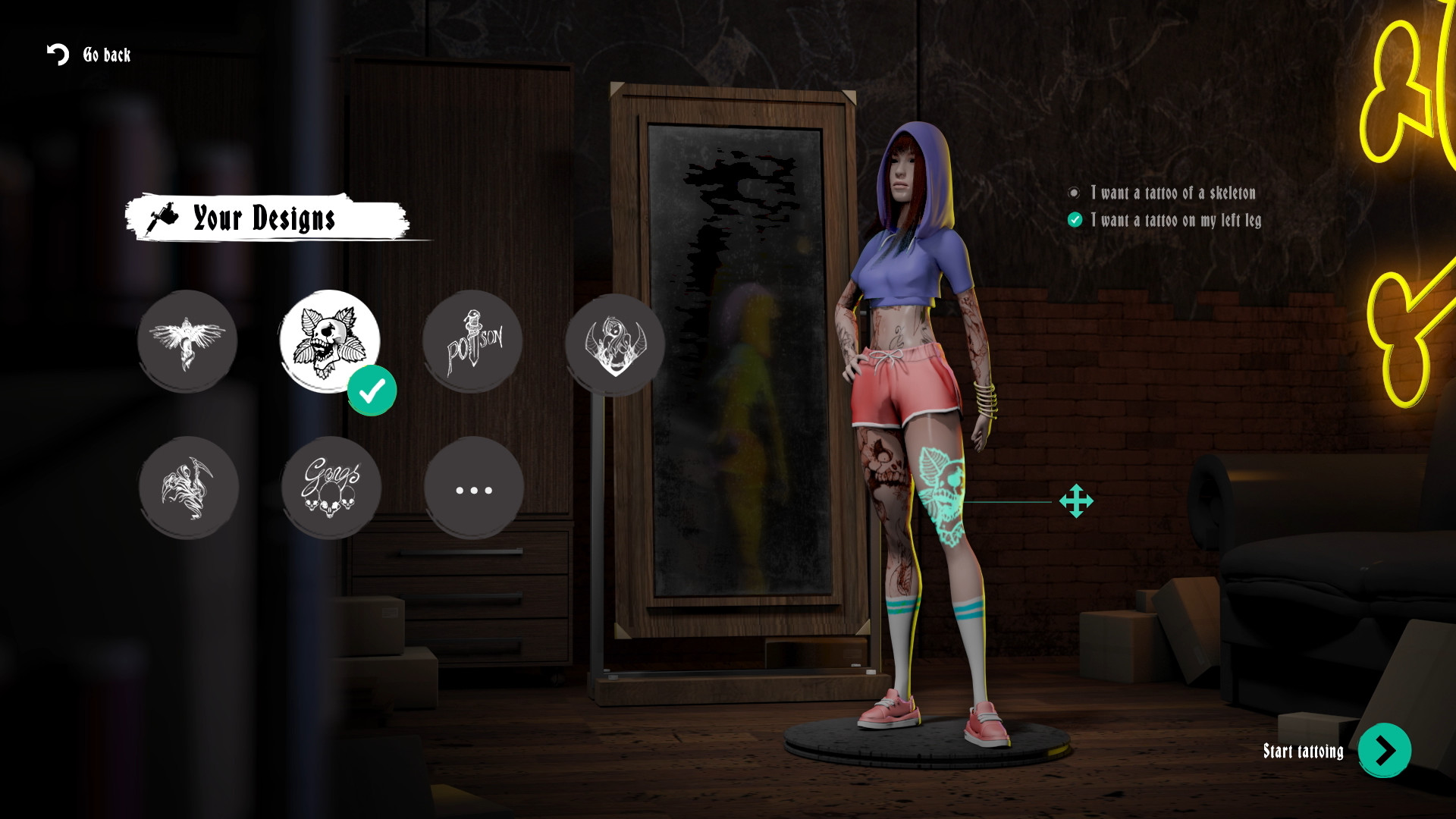 Ink Studio: Tattoo Artist Simulator screenshot