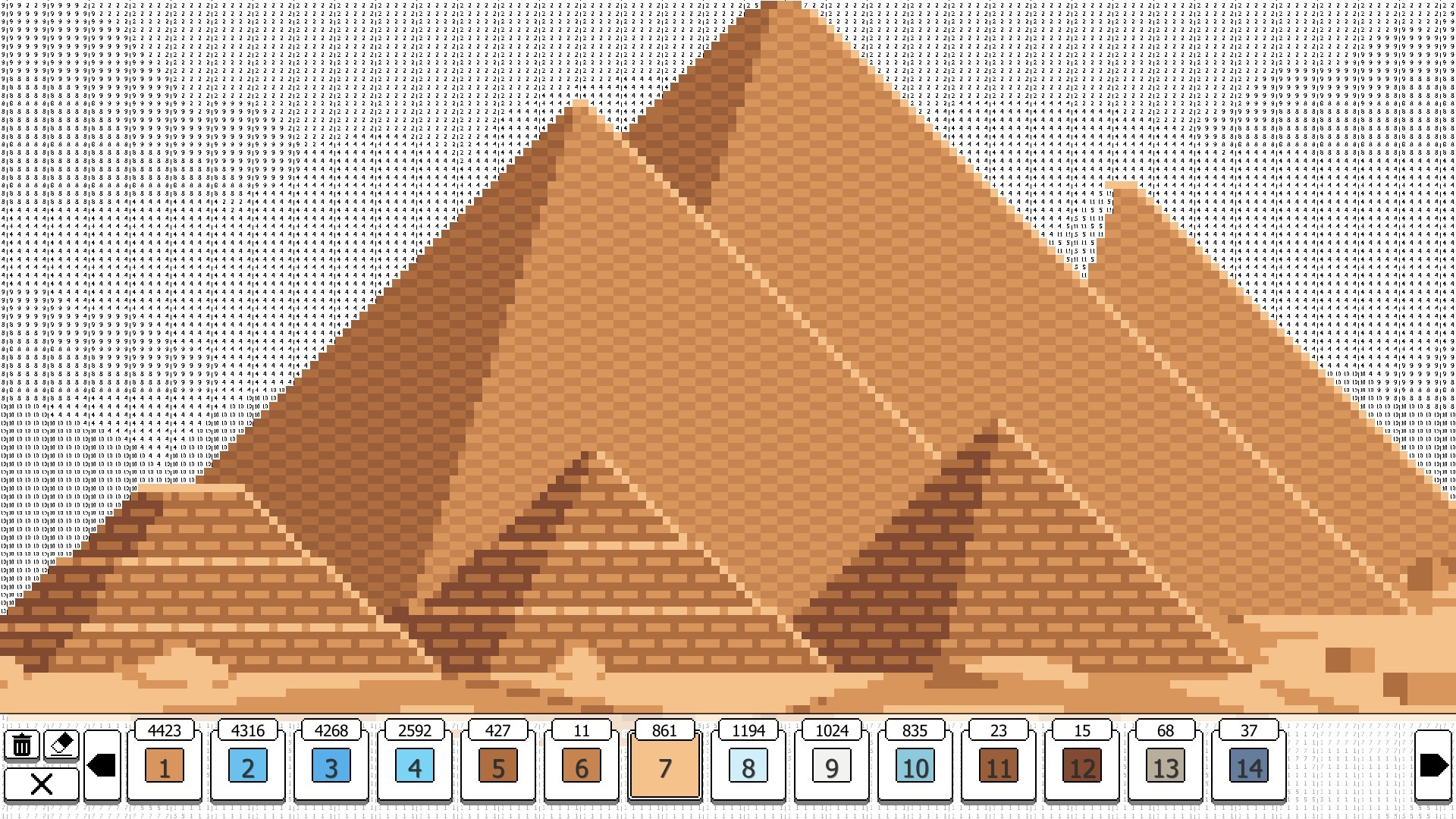 Coloring Pixels - Landmarks Pack screenshot