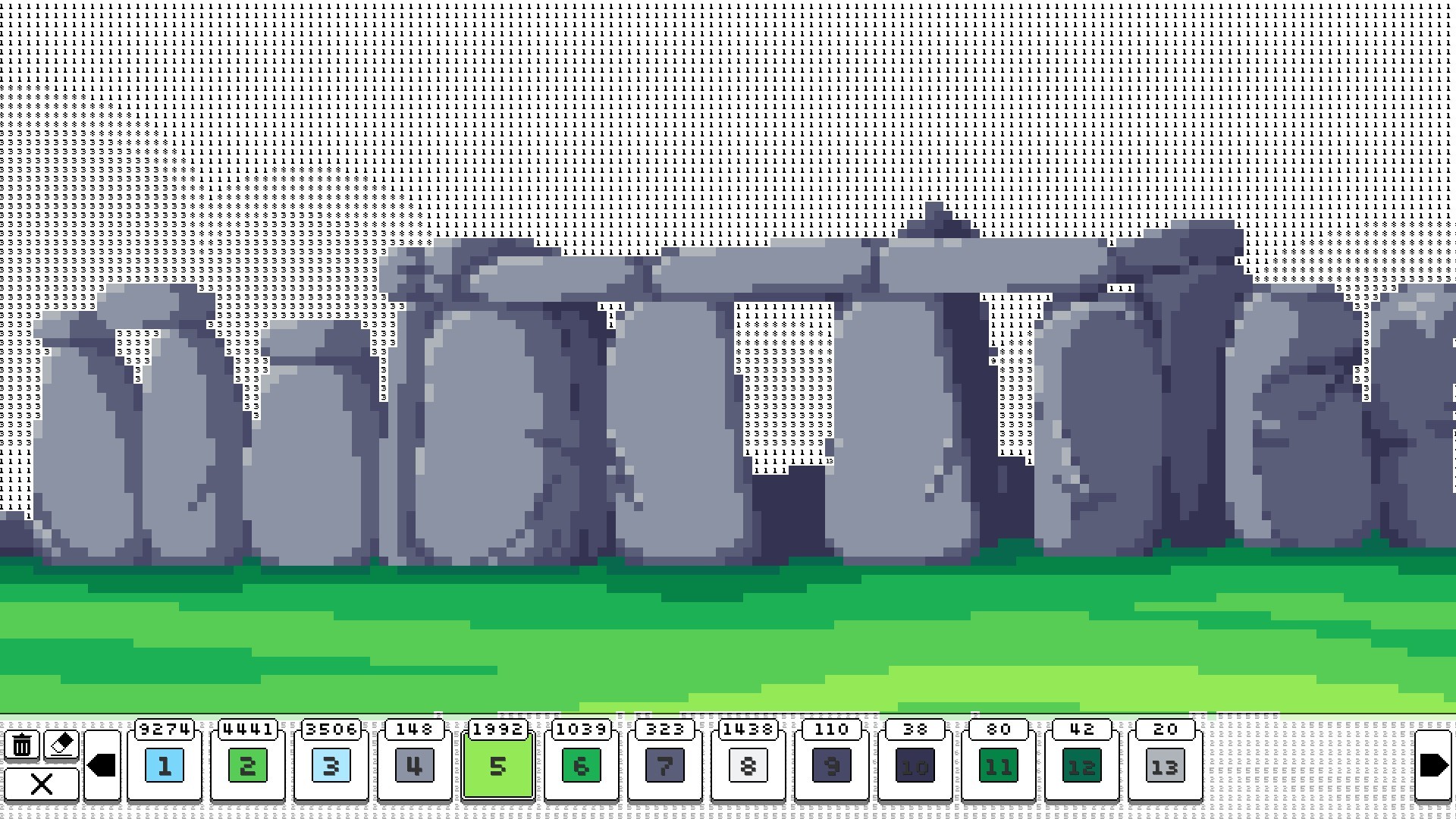 Coloring Pixels - Landmarks Pack screenshot