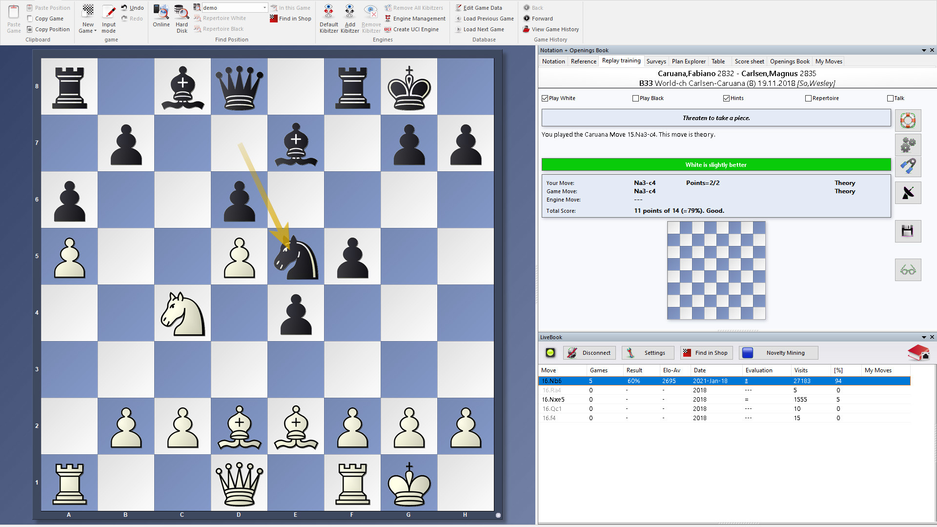 ChessBase 16 Steam Edition screenshot