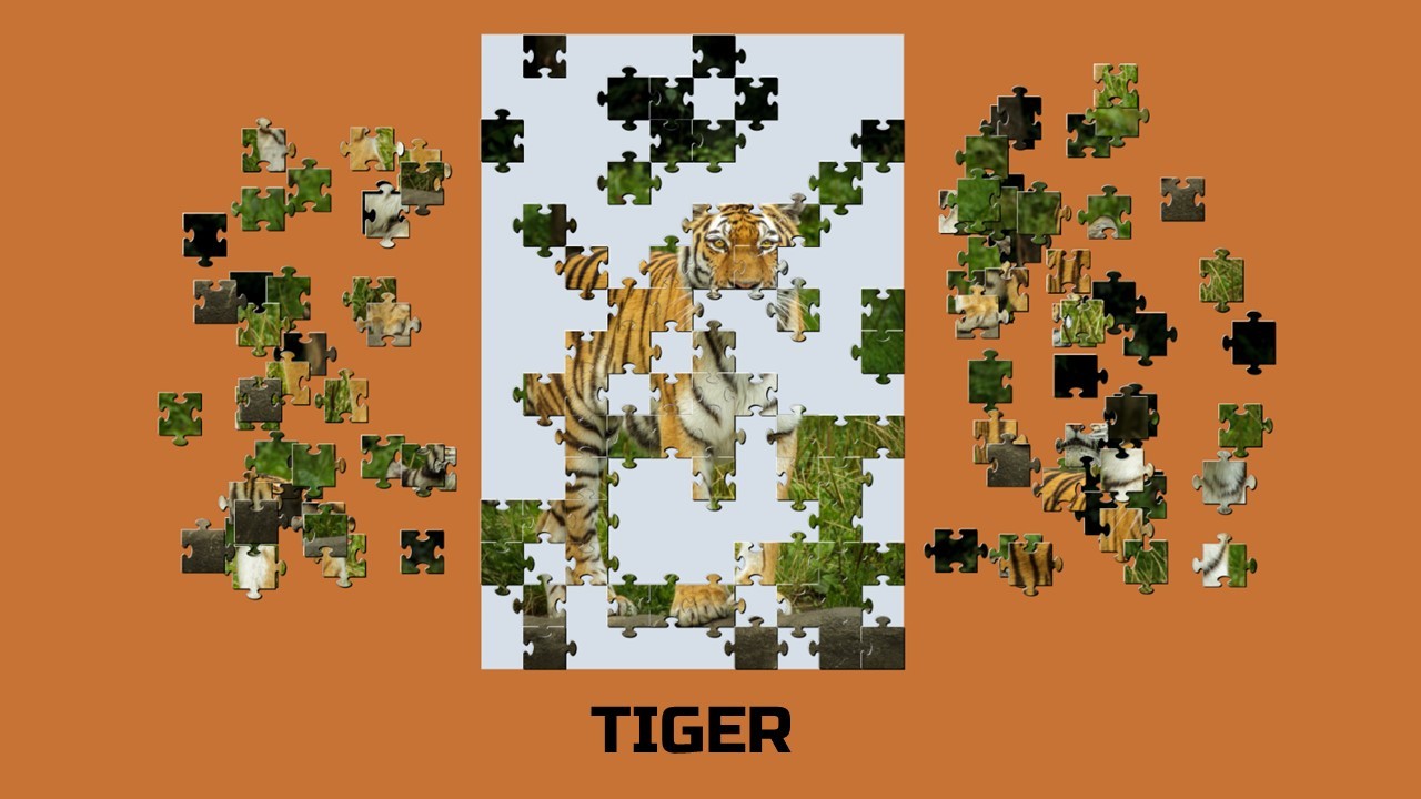 Learning jigsaw - Animals screenshot