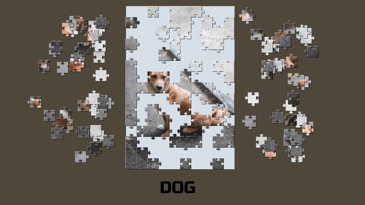 Learning jigsaw - Animals screenshot
