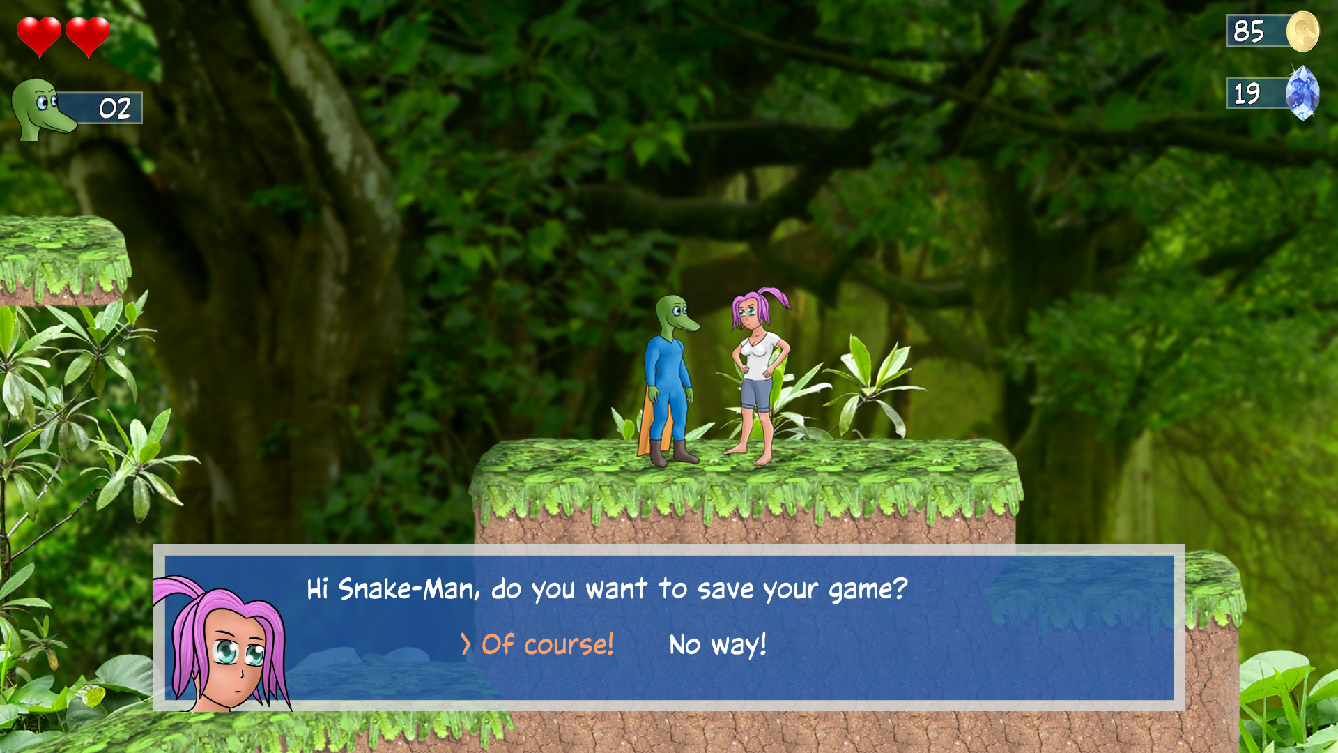 Snake Man's Adventure screenshot