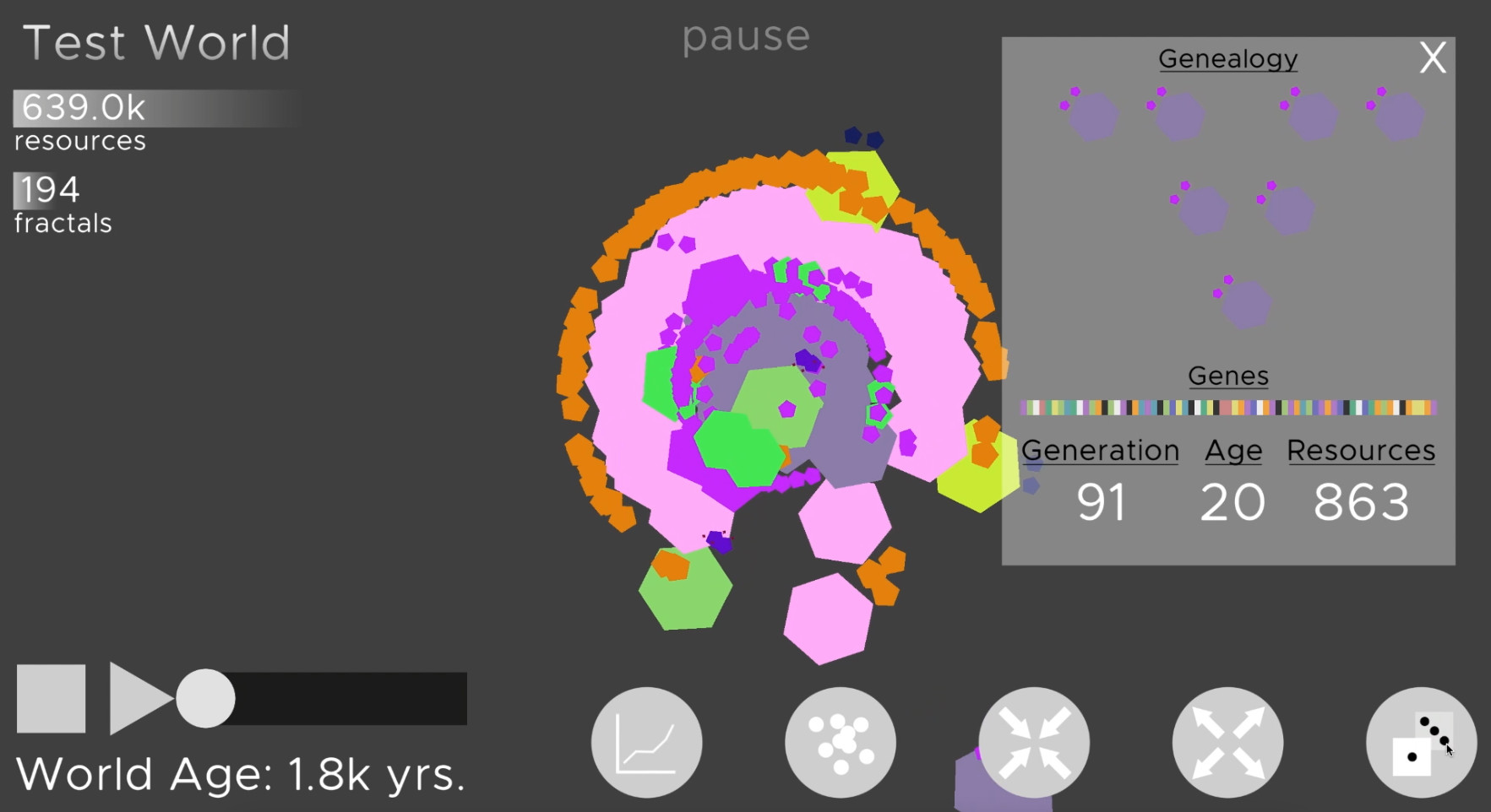 Fractal Evolution screenshot