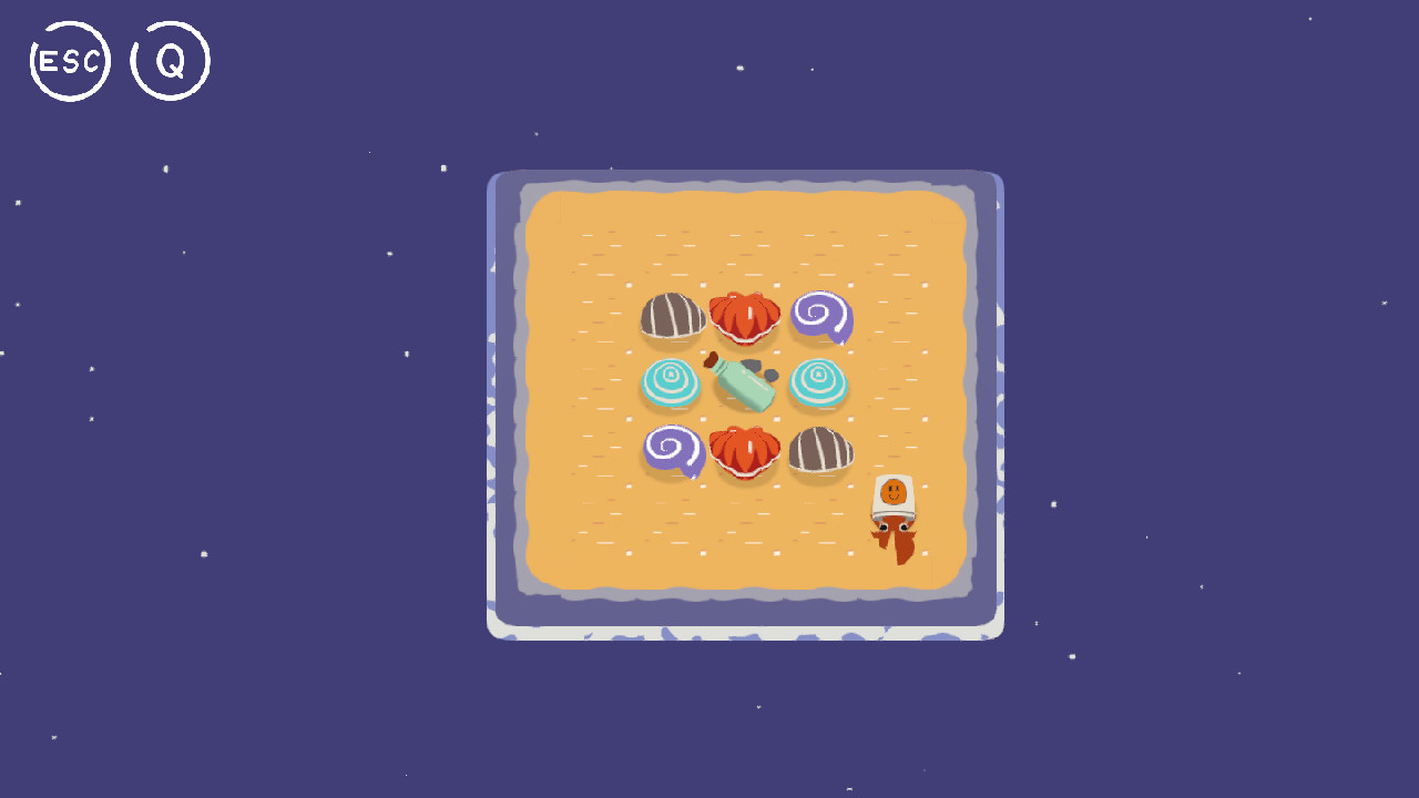 A hermit crab is finding a house screenshot
