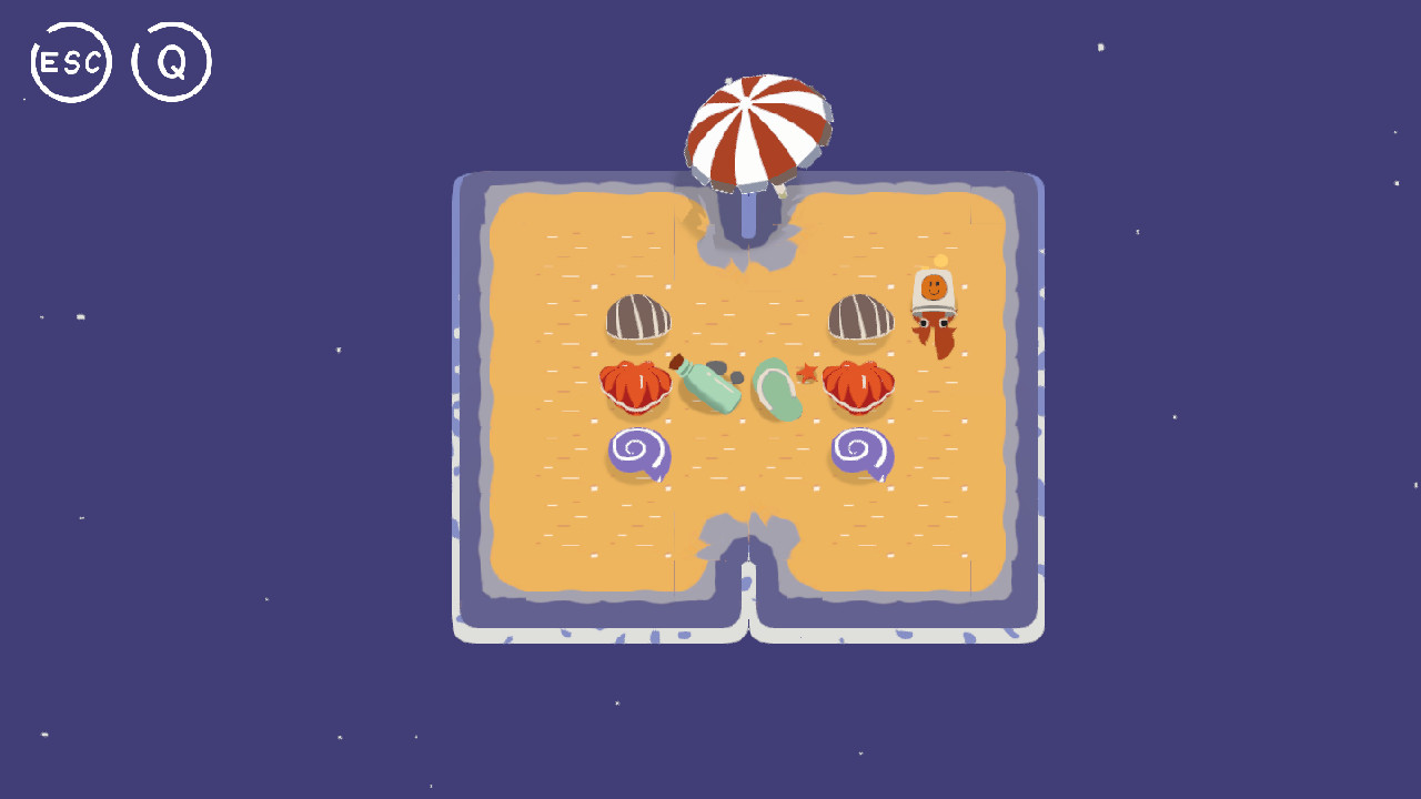 A hermit crab is finding a house screenshot