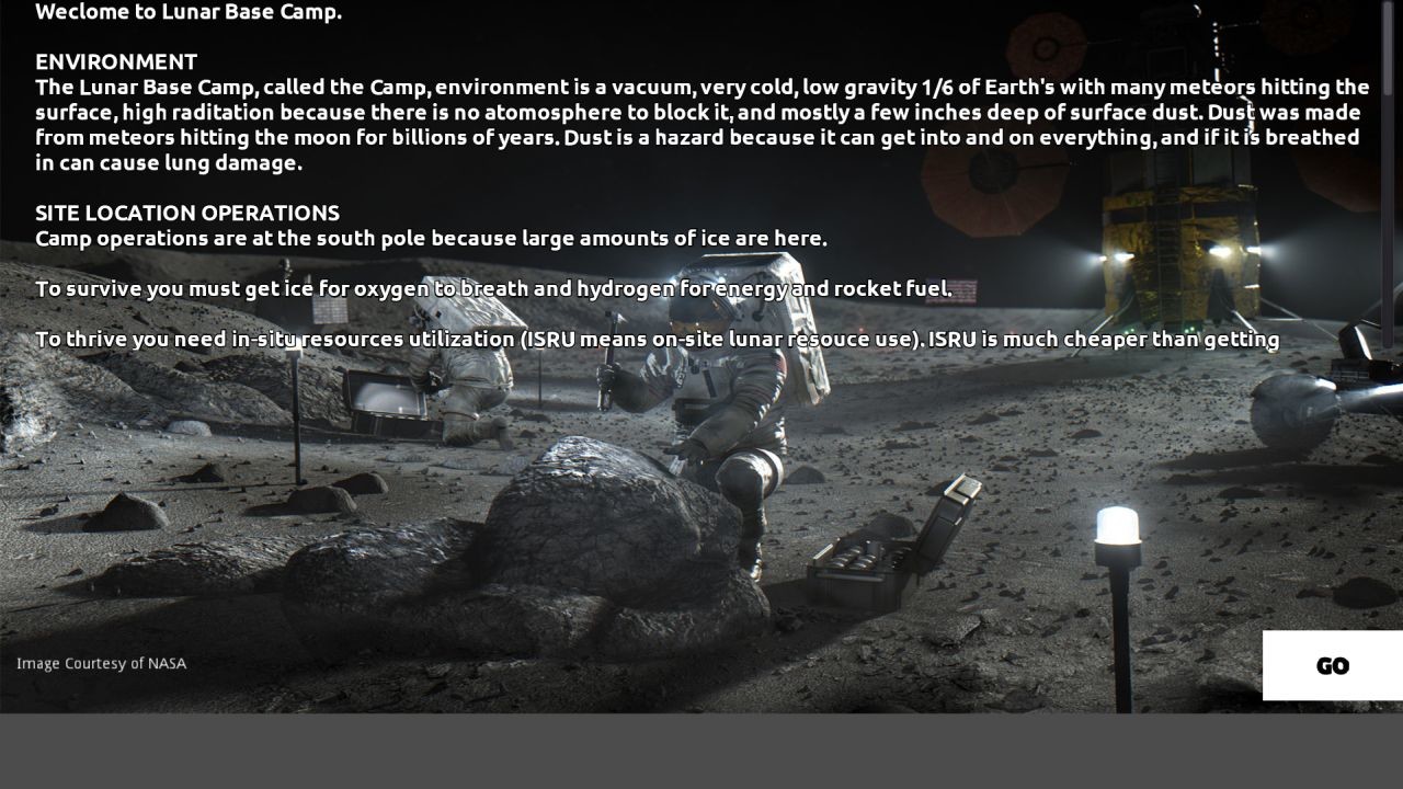 Lunar Base Camp 2030+ screenshot