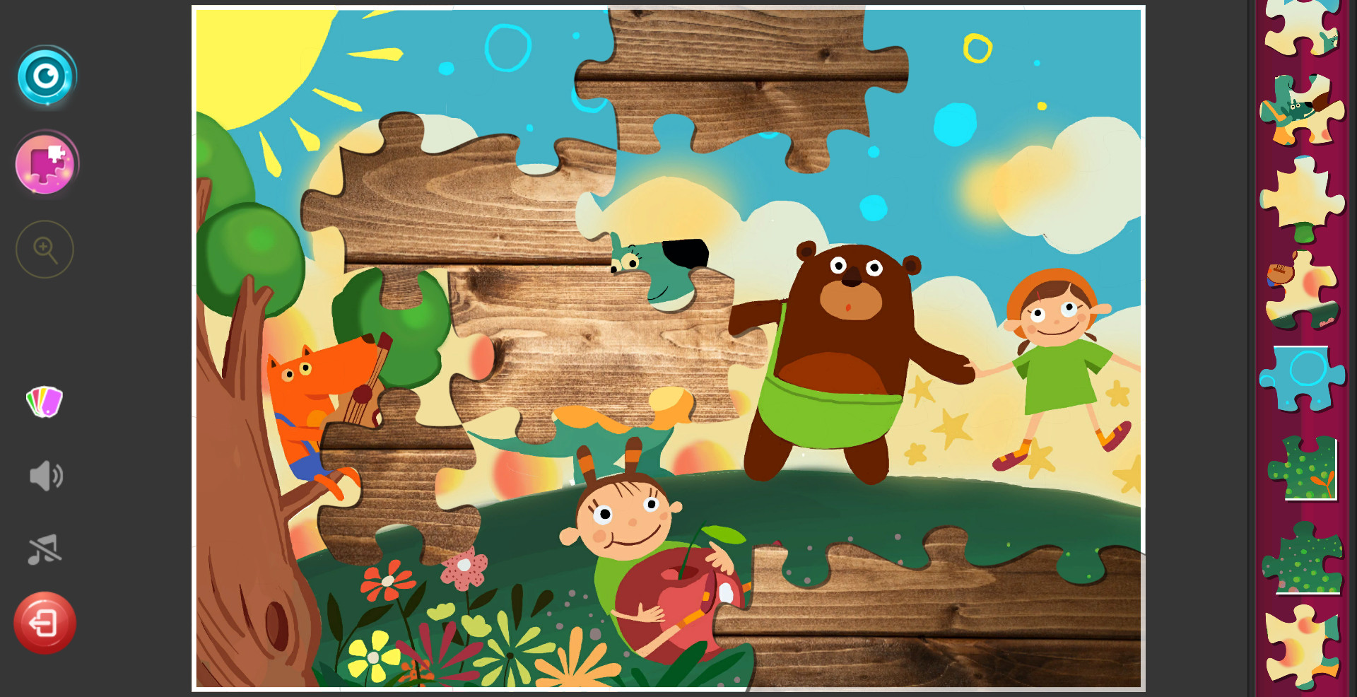 Children's Jigsaw Puzzles - Magic Kindergarten screenshot