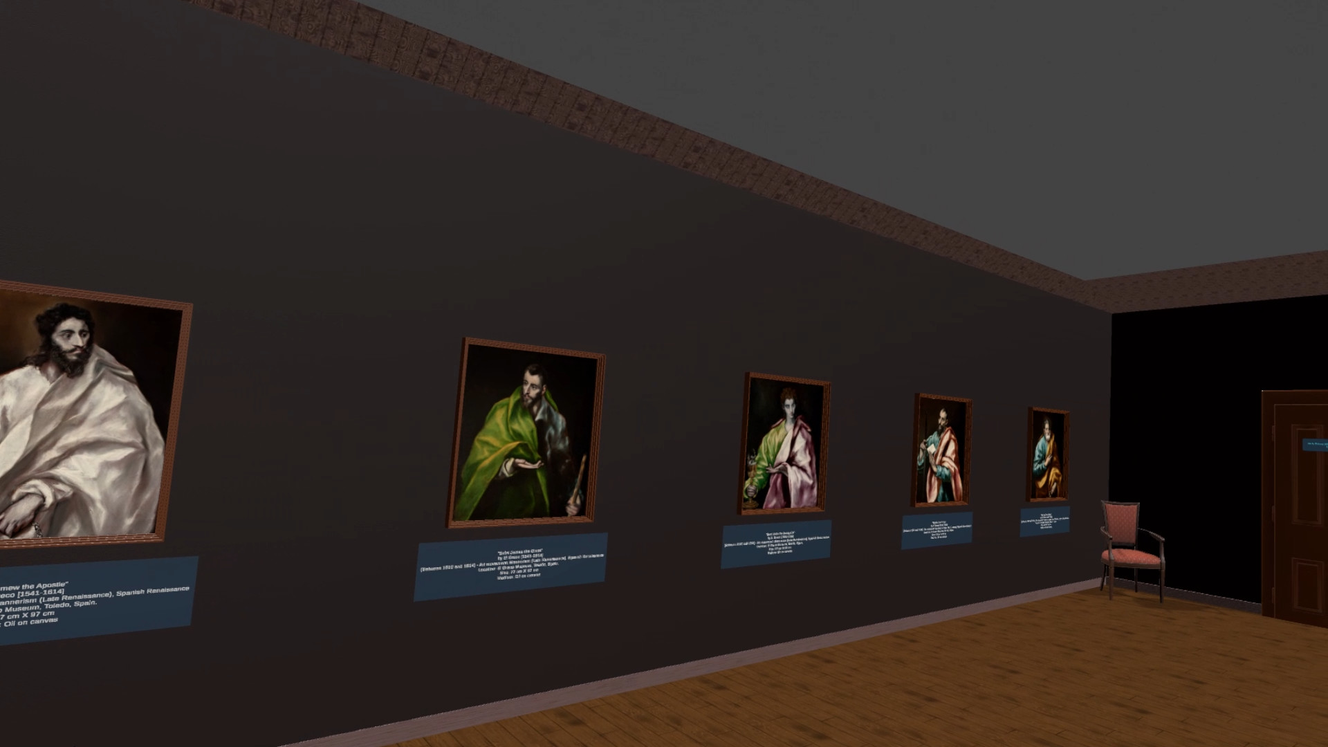 Great Paintings VR screenshot