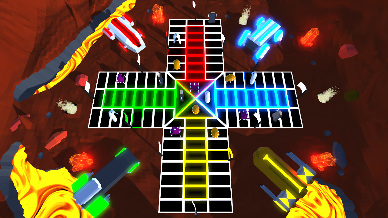 Parkalien: a ludo in the space screenshot