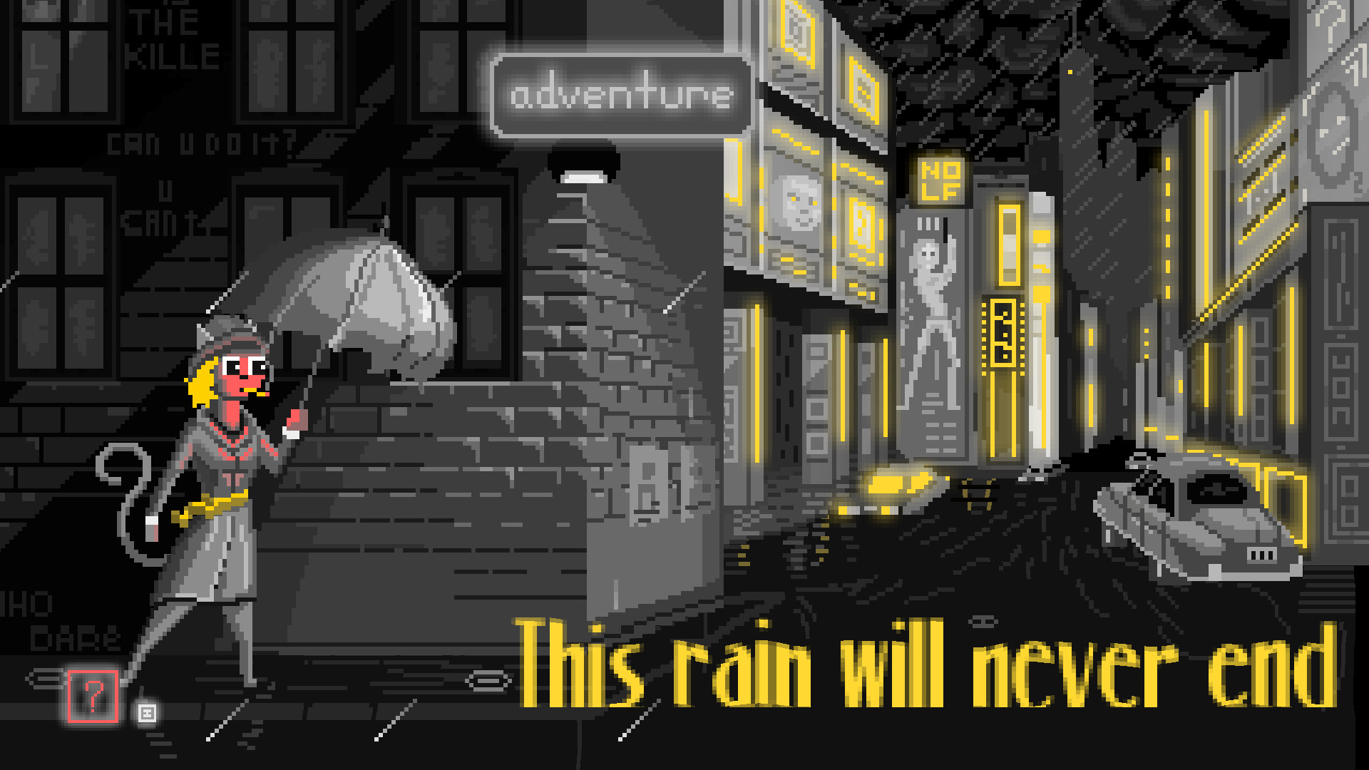 This rain will never end - noir adventure detective screenshot
