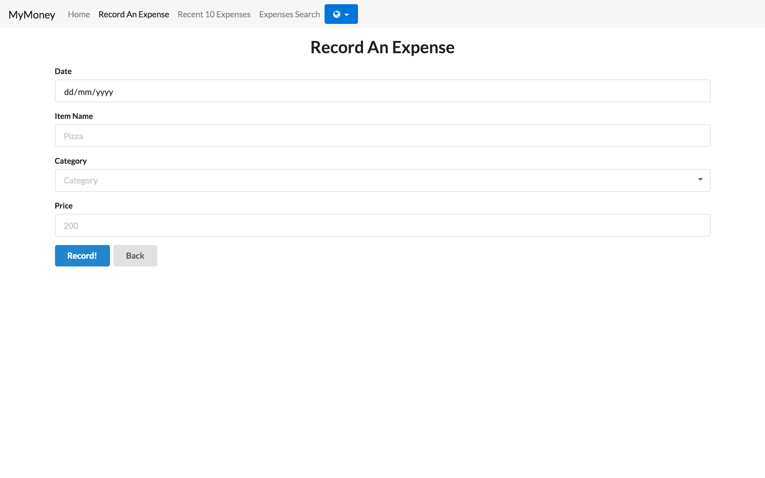MyMoney - Support the Developer screenshot