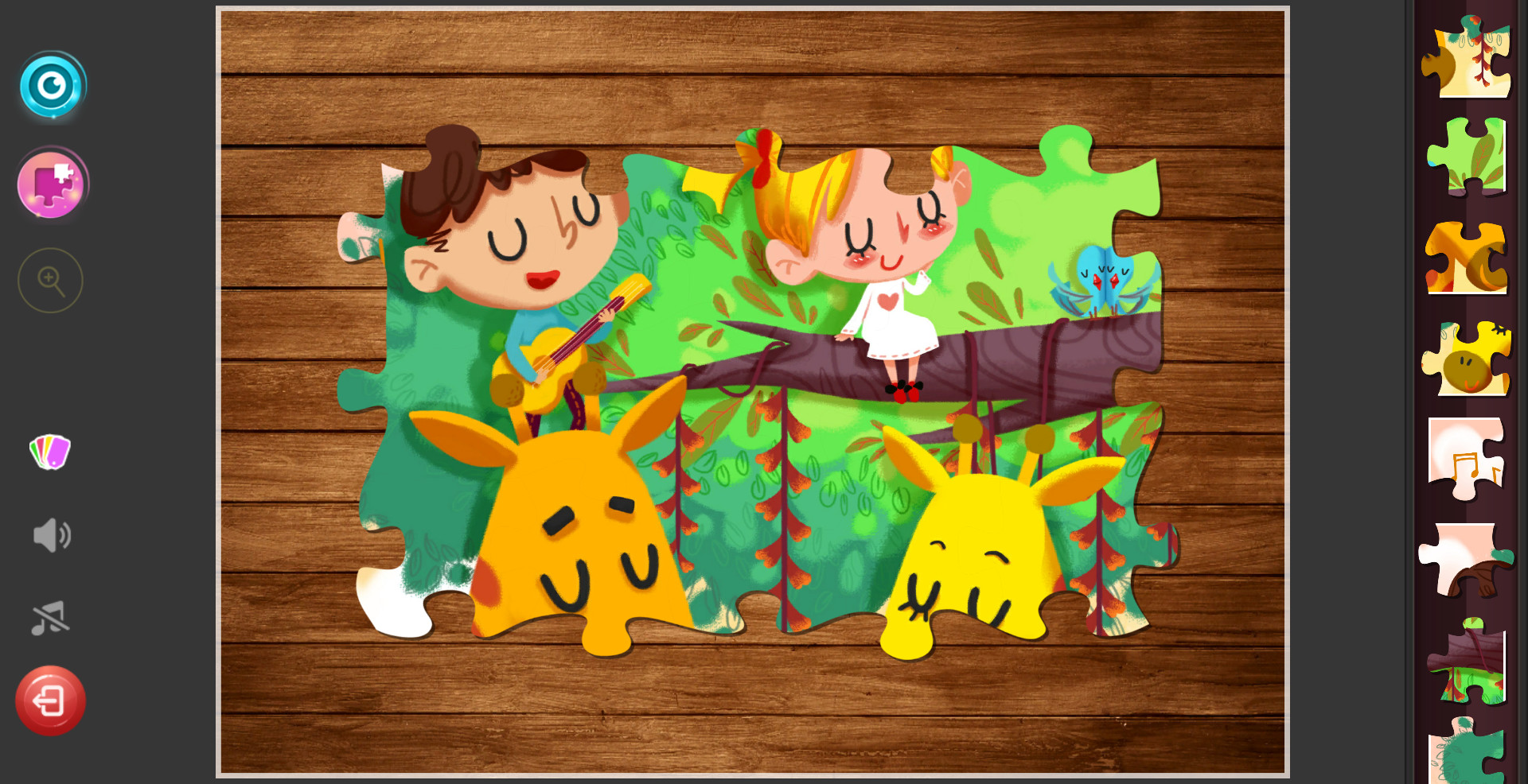 Children's Jigsaw Puzzles - A Warm Story screenshot