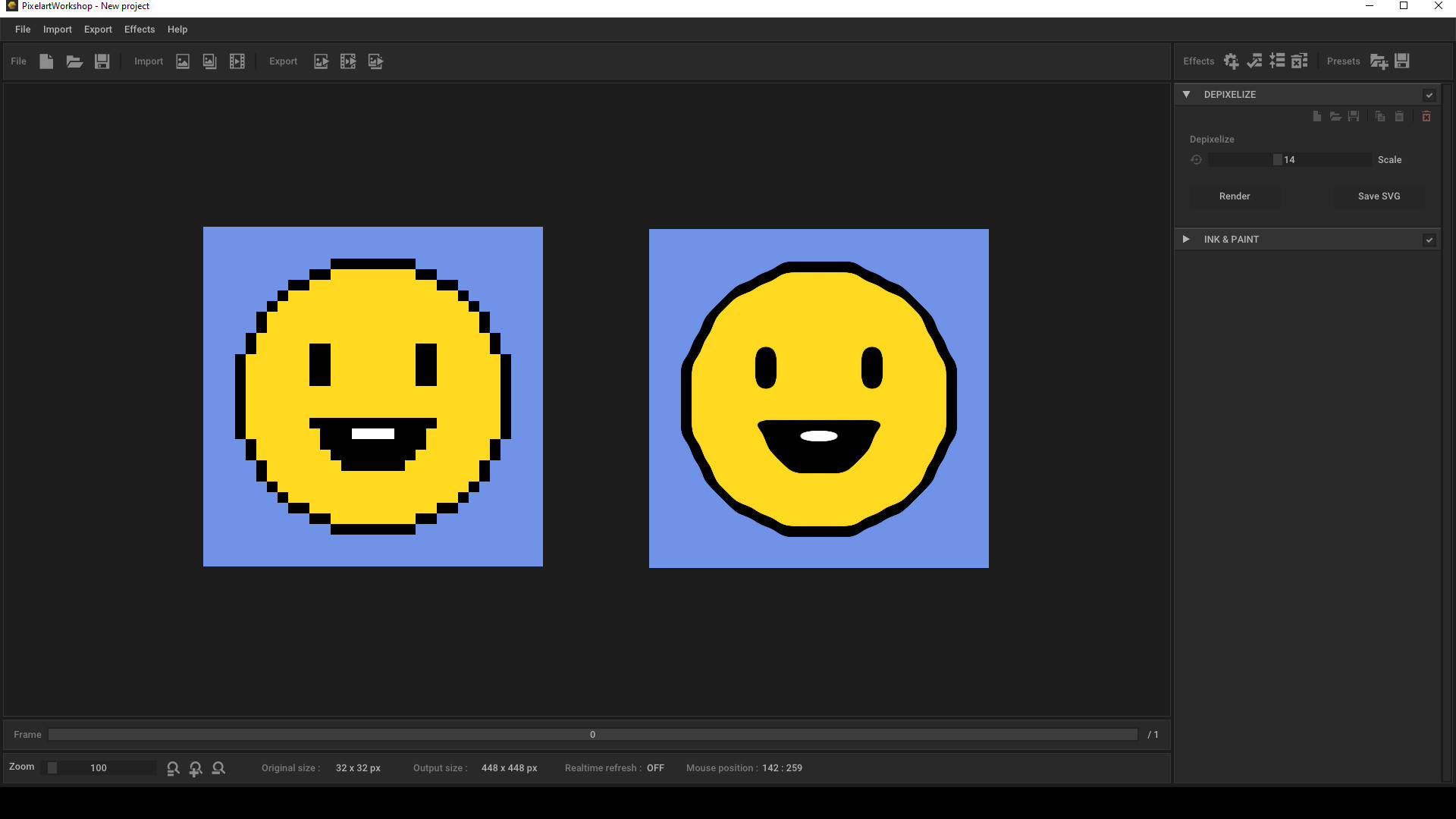 Pixel Art Workshop screenshot
