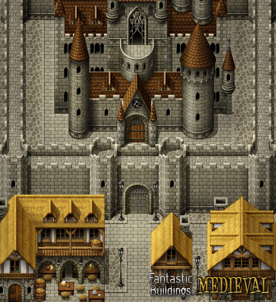 RPG Maker MZ - Fantastic Buildings: Medieval screenshot