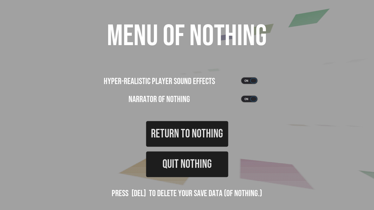 The Game of Nothing screenshot