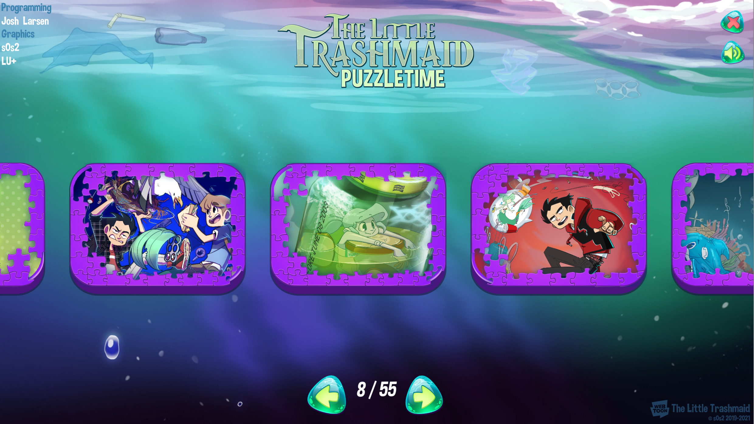 The Little Trashmaid Puzzletime screenshot