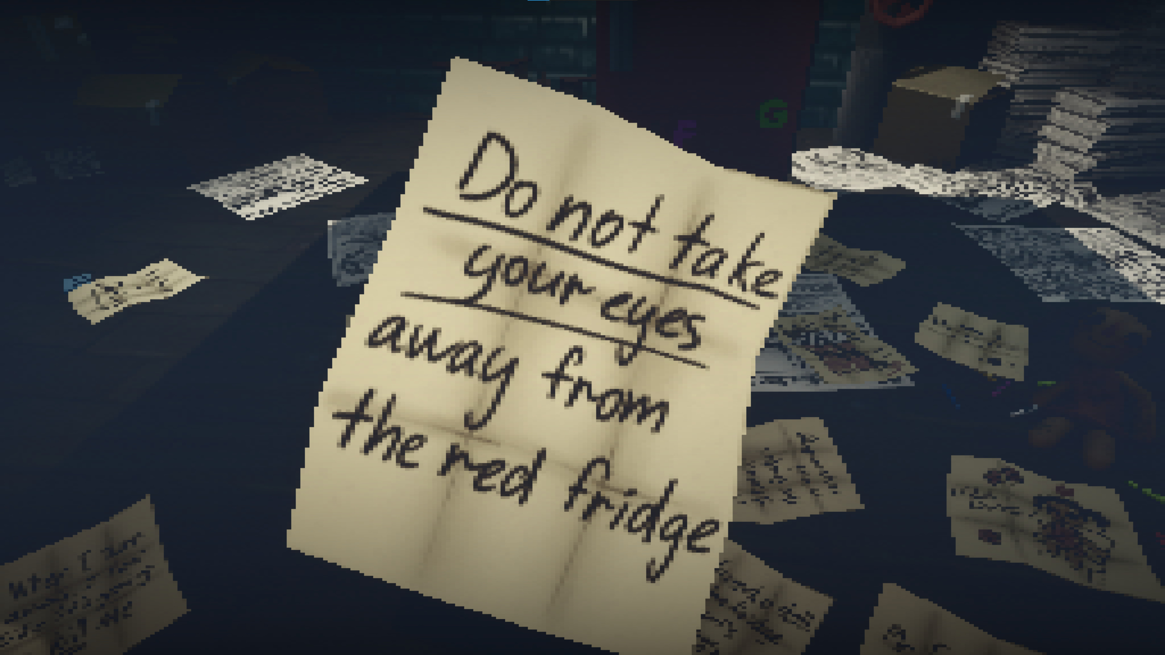 DO NOT TAKE YOUR EYES AWAY FROM THE RED FRIDGE screenshot