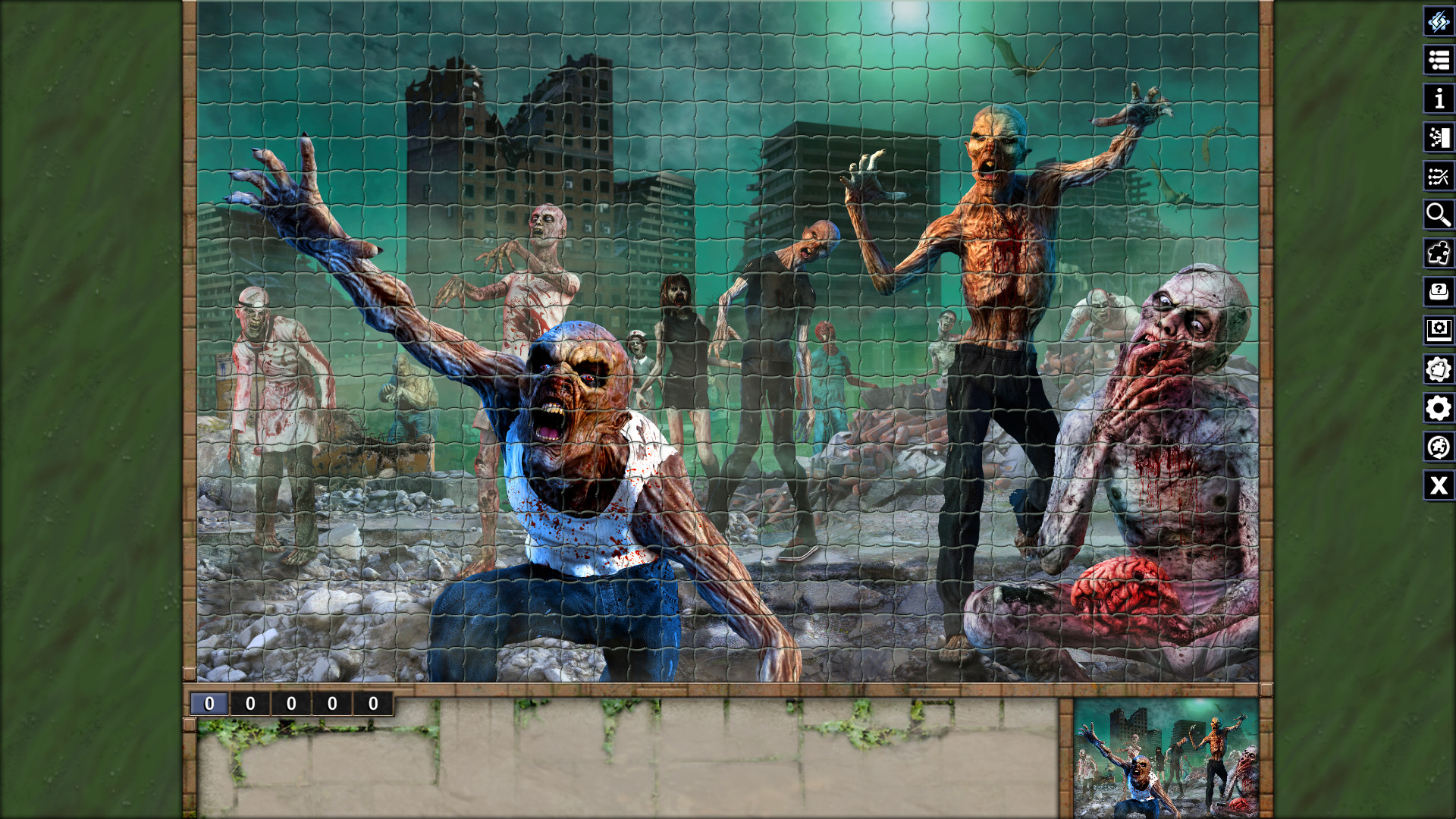 Pixel Puzzles Illustrations & Anime - Jigsaw Pack: Zombies screenshot