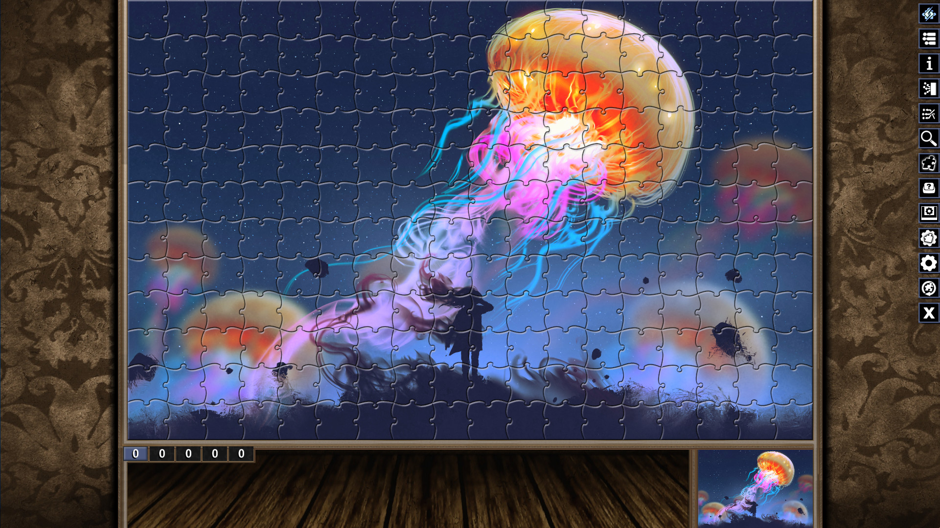 Pixel Puzzles Illustrations & Anime - Jigsaw Pack: Legendary Beasts screenshot