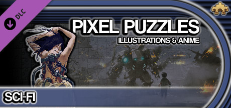 Pixel Puzzles Illustrations & Anime - Jigsaw Pack: Sci-Fi