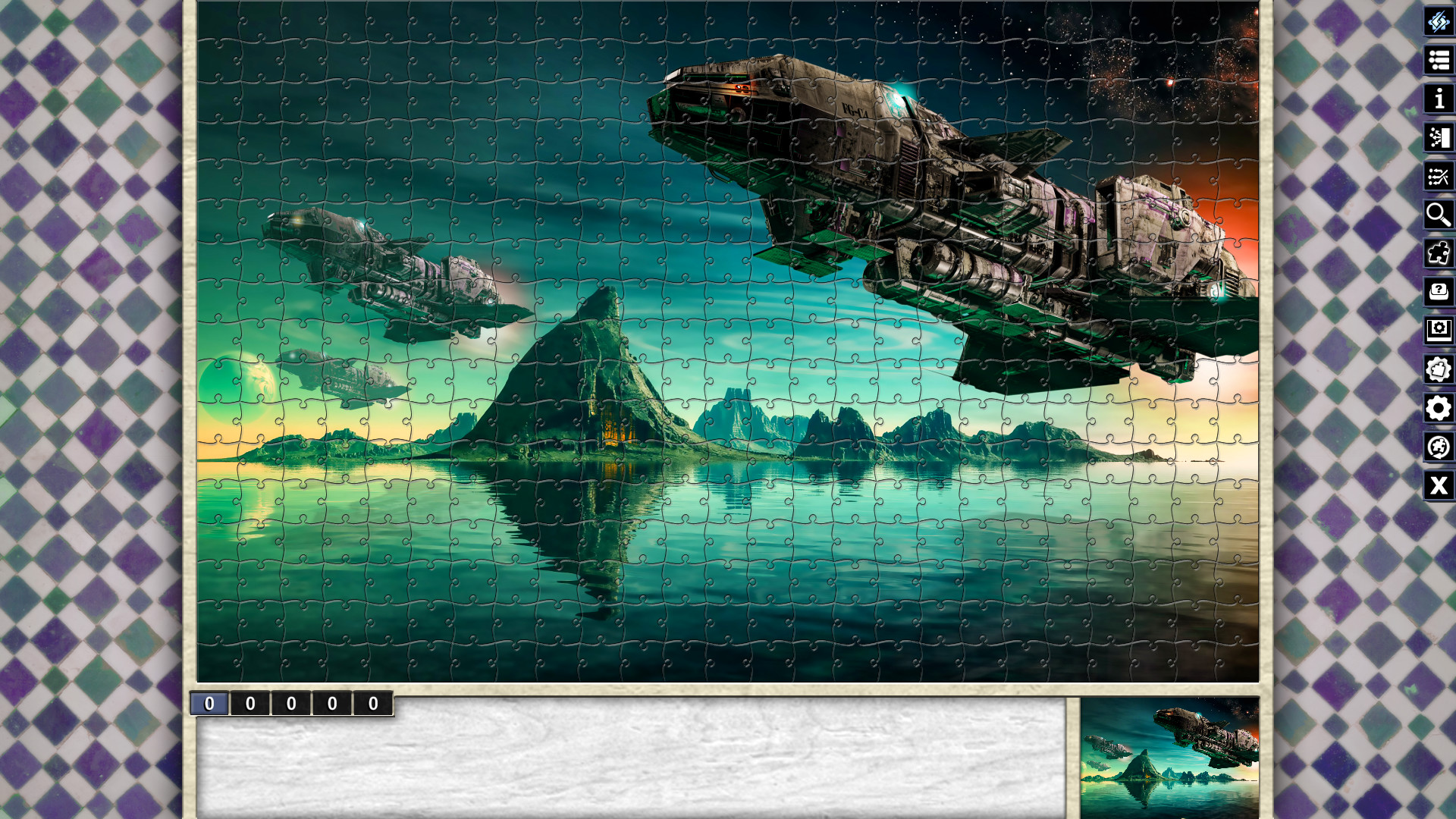 Pixel Puzzles Illustrations & Anime - Jigsaw Pack: Space screenshot