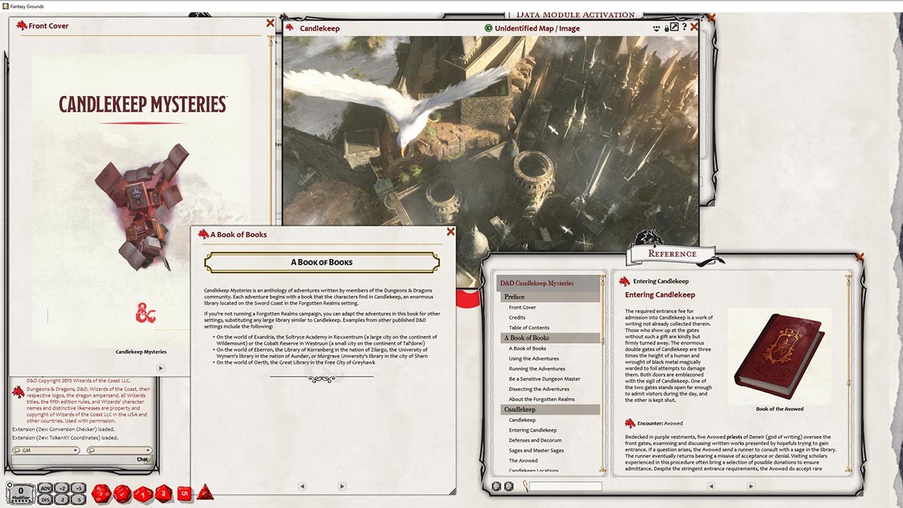 Fantasy Grounds - D&D Candlekeep Mysteries screenshot