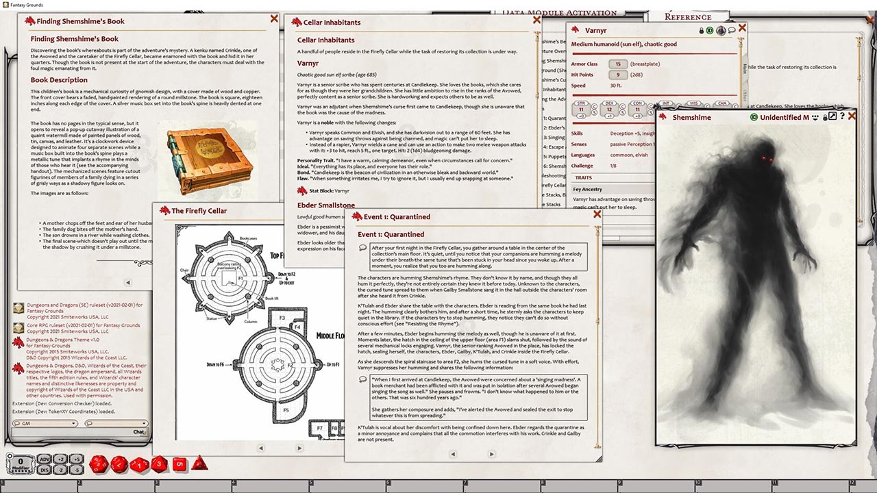 Fantasy Grounds - D&D Candlekeep Mysteries screenshot