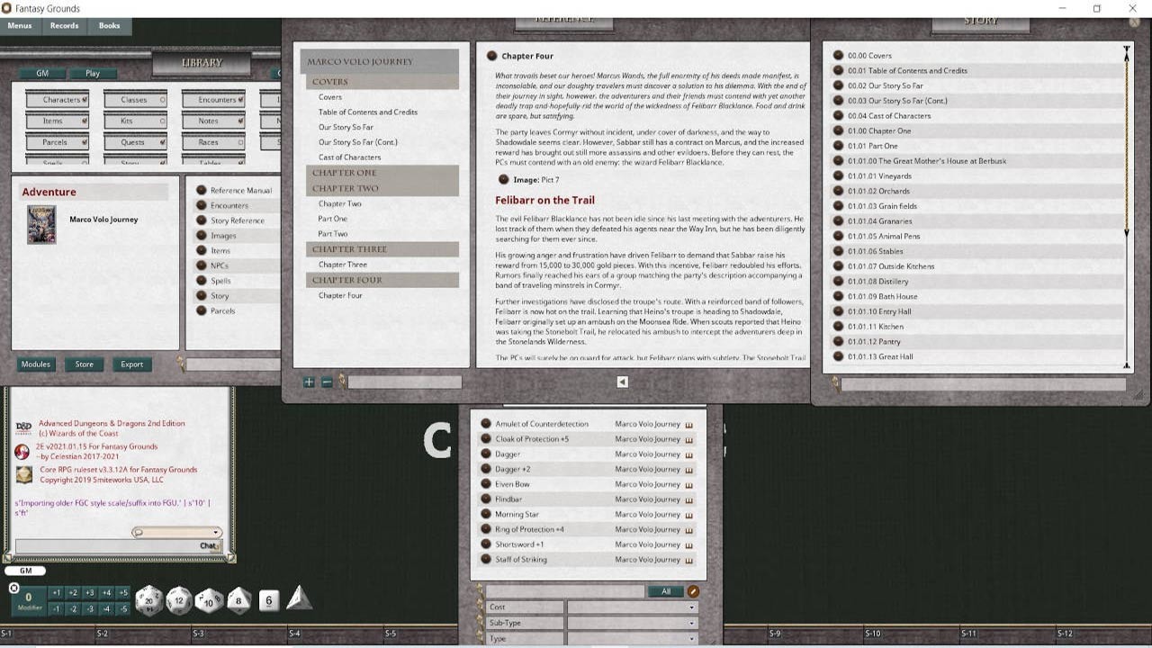 Fantasy Grounds - D&D Classics: Marco Volo Journey (2E) screenshot