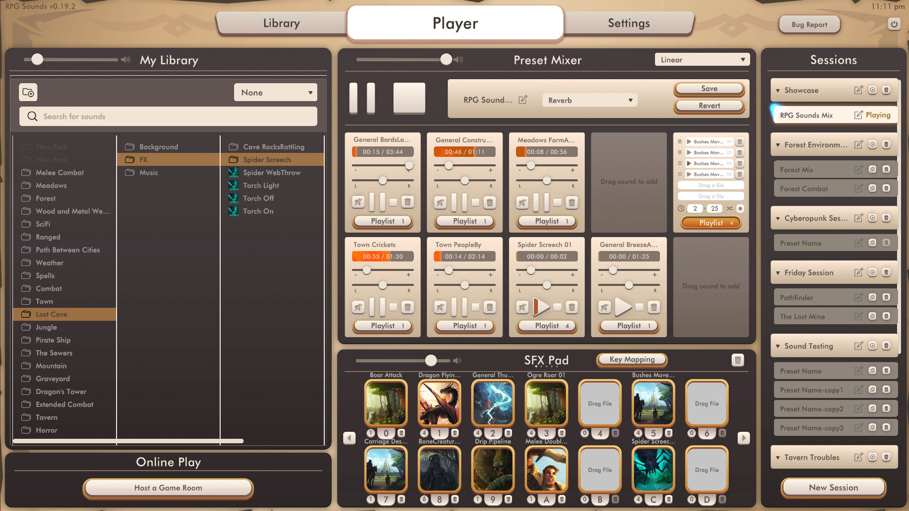RPG Sounds - Woodenhorn Clan - Sound Pack screenshot