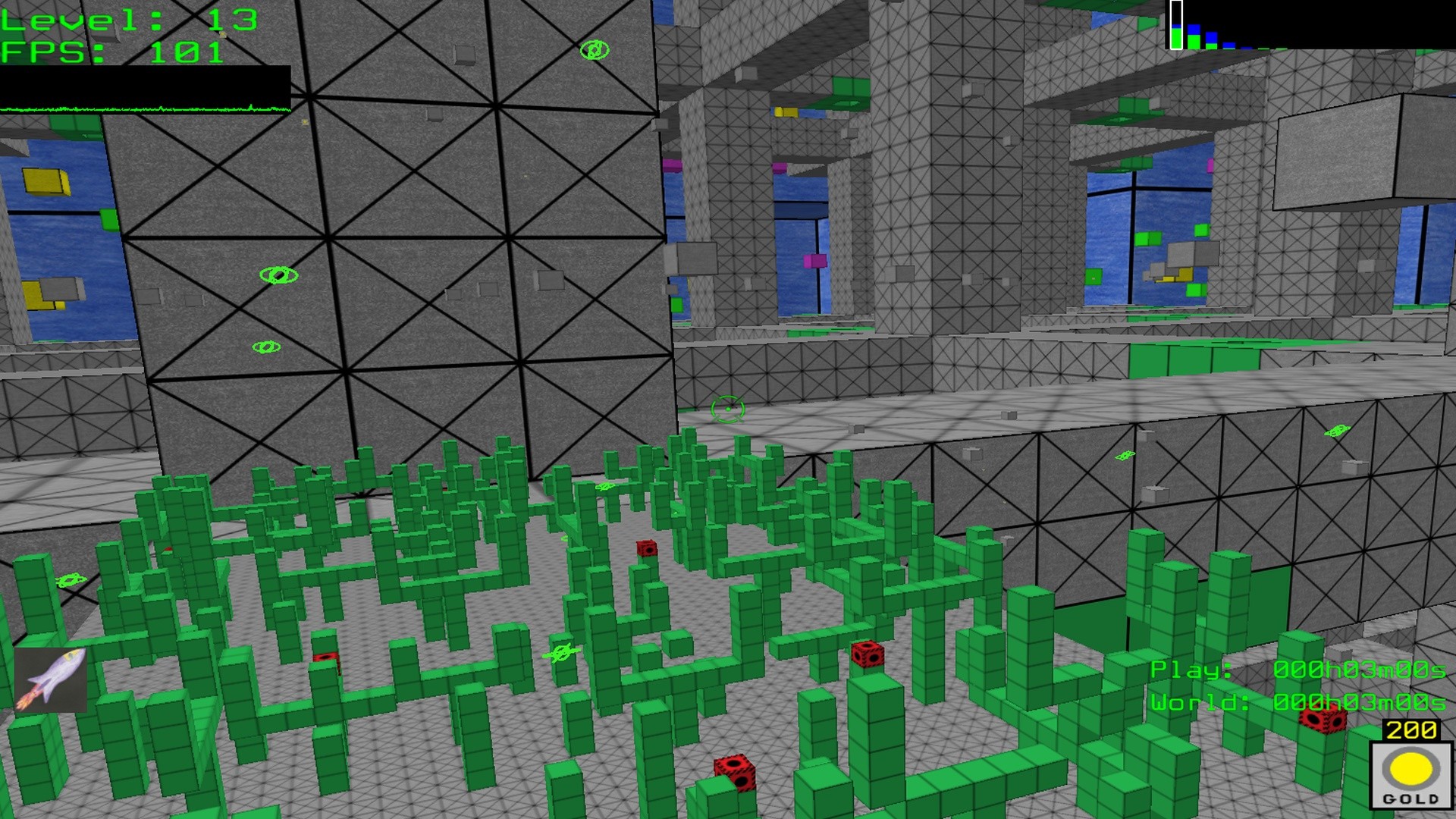 Fractal Block World screenshot