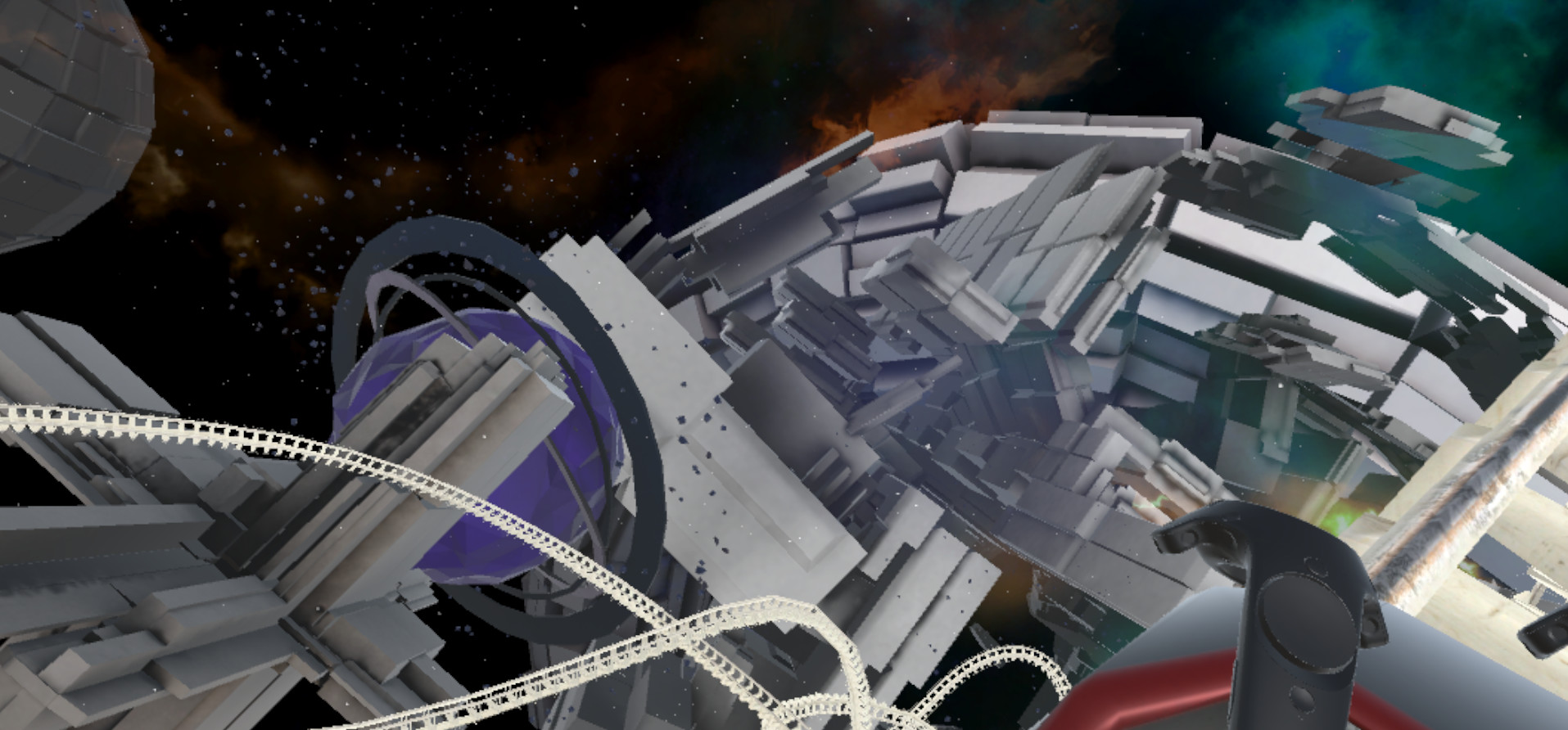 VR Galactic Roller Coaster screenshot