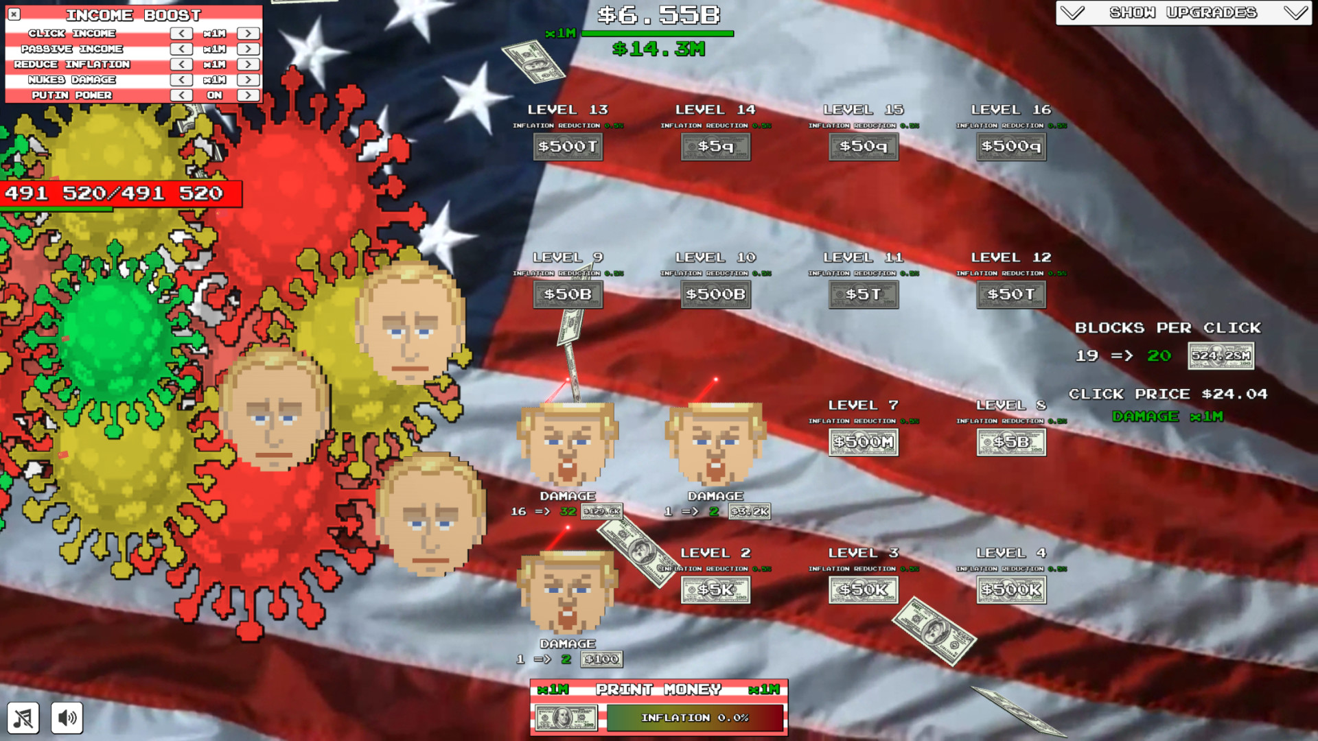 Trump VS Covid: Putin Cheats Pack screenshot