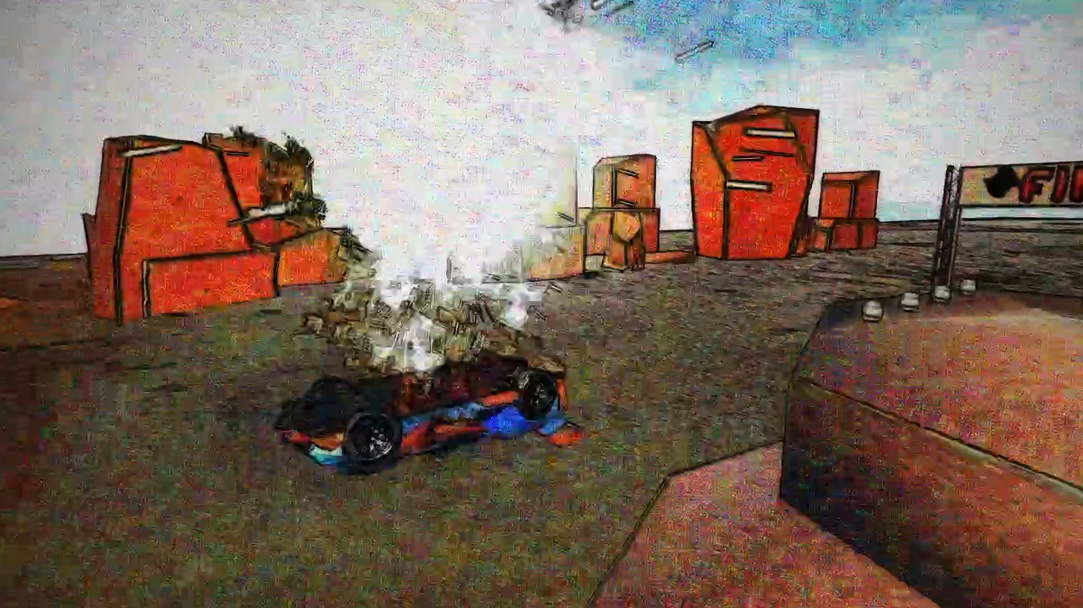 Wrecked! Unfair Car Stunts screenshot