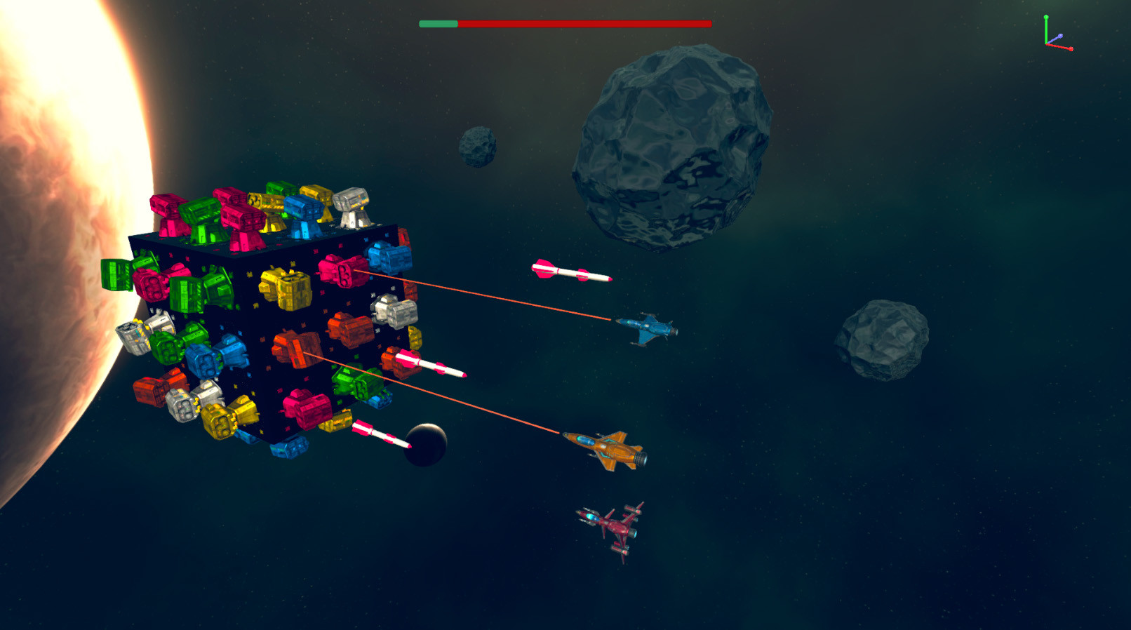 Space Cube Tower Defense screenshot
