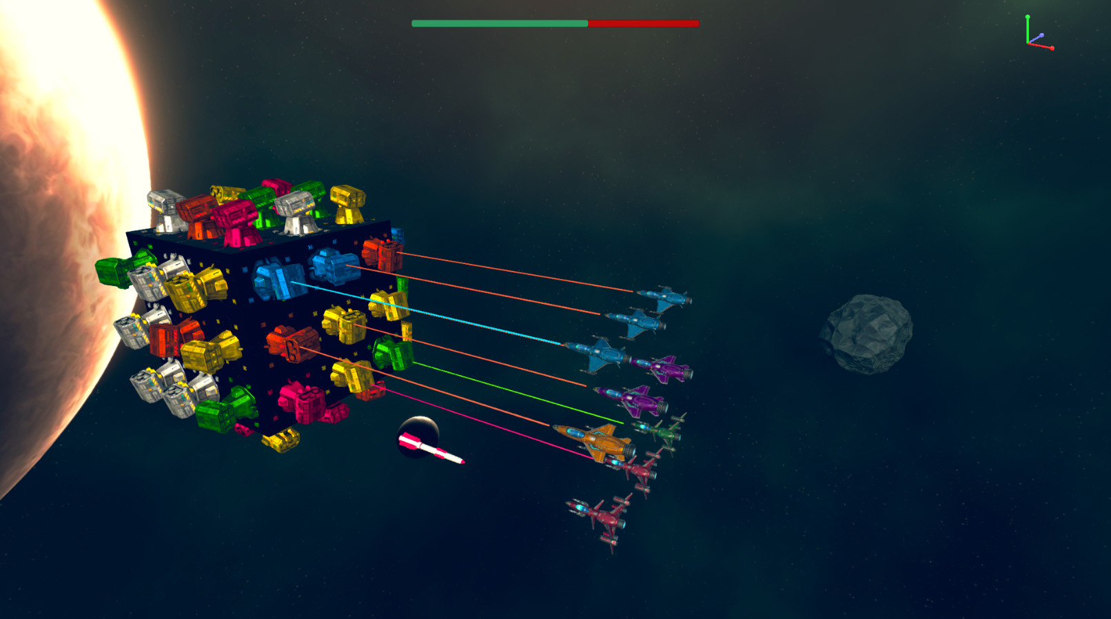Space Cube Tower Defense screenshot