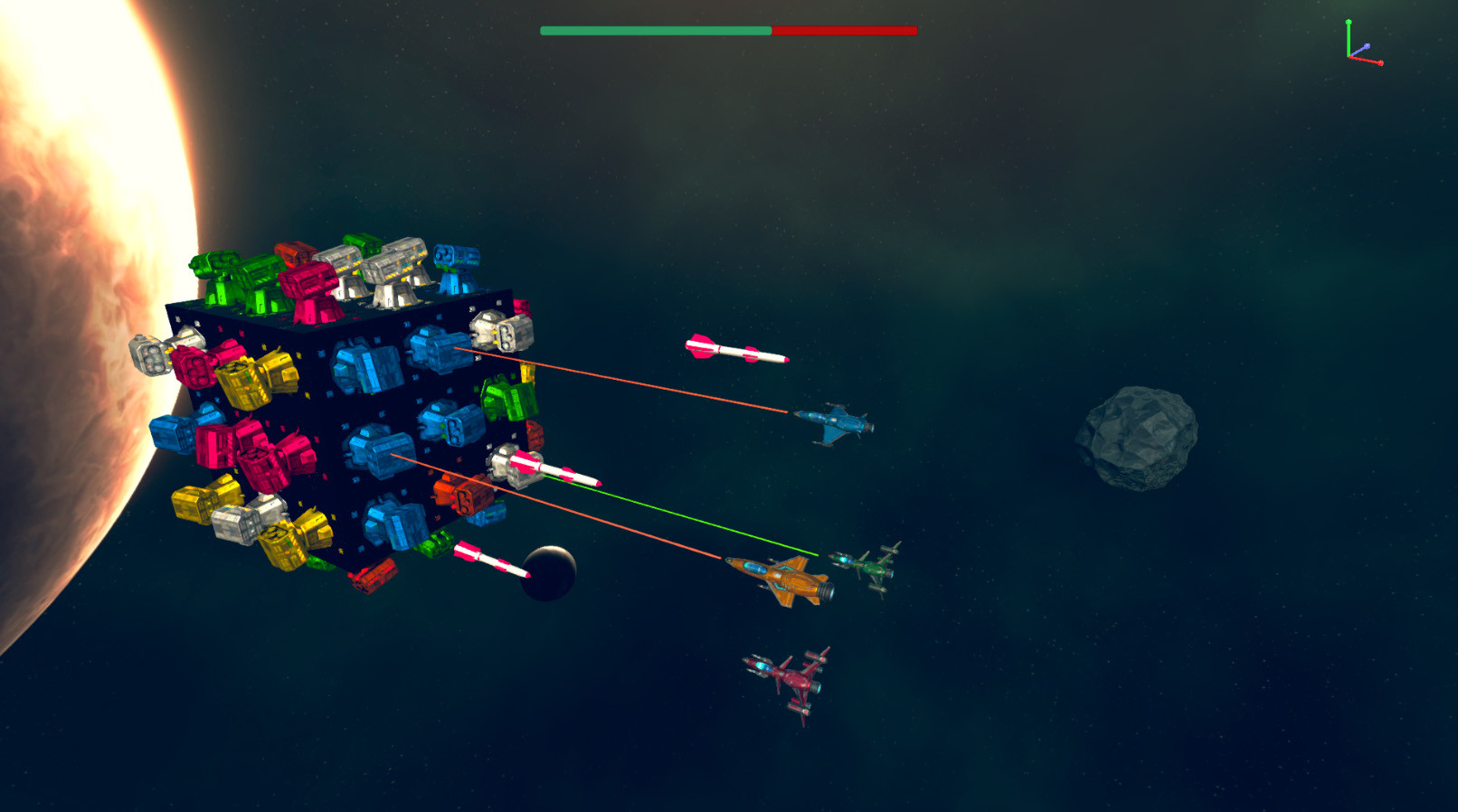 Space Cube Tower Defense screenshot