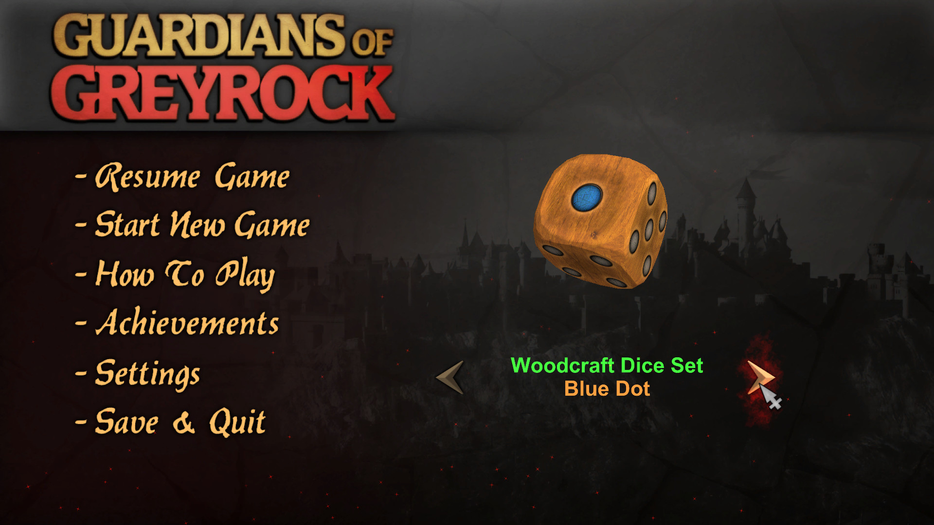 Guardians of Greyrock - Dice Pack: Woodcraft Set screenshot