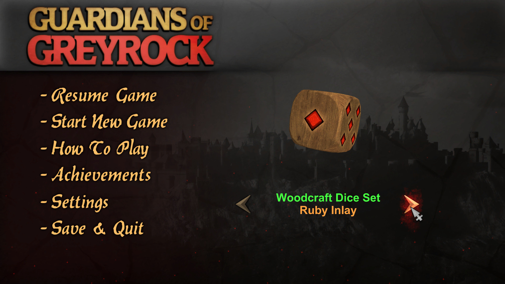 Guardians of Greyrock - Dice Pack: Woodcraft Set screenshot