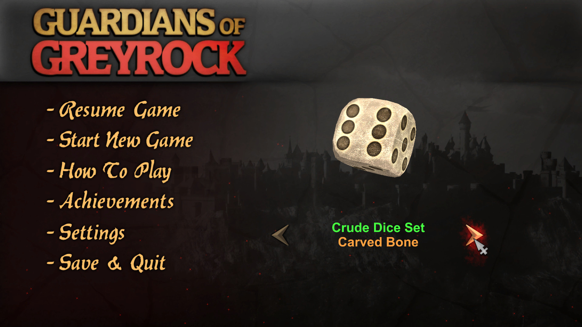 Guardians of Greyrock - Dice Pack: Crude Set screenshot
