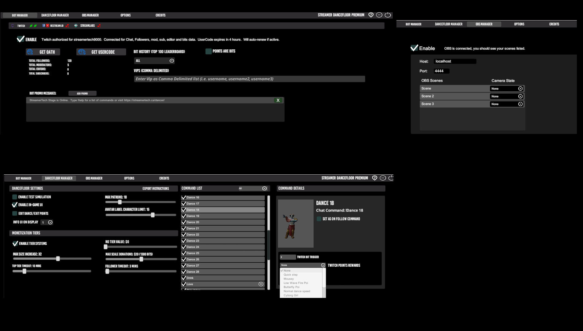 Streamer Dancefloor screenshot