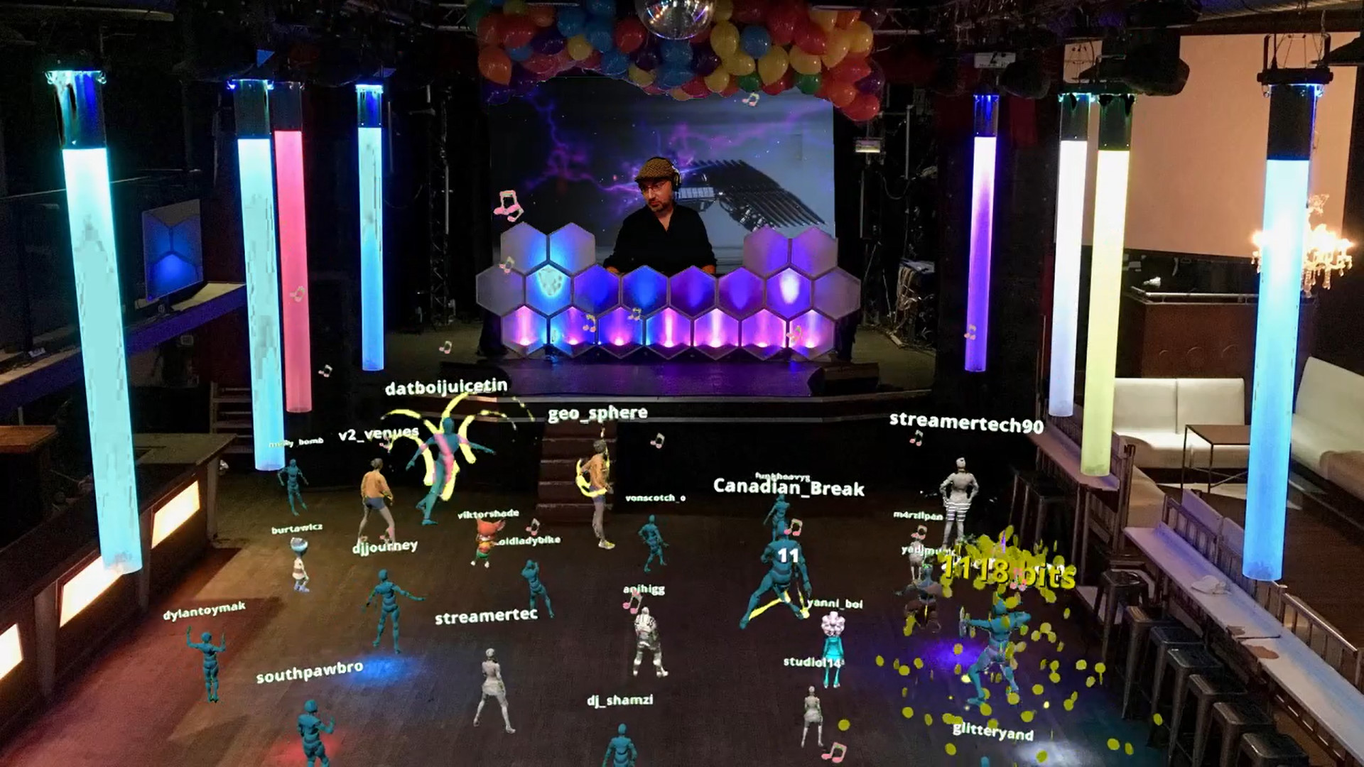 Streamer Dancefloor screenshot
