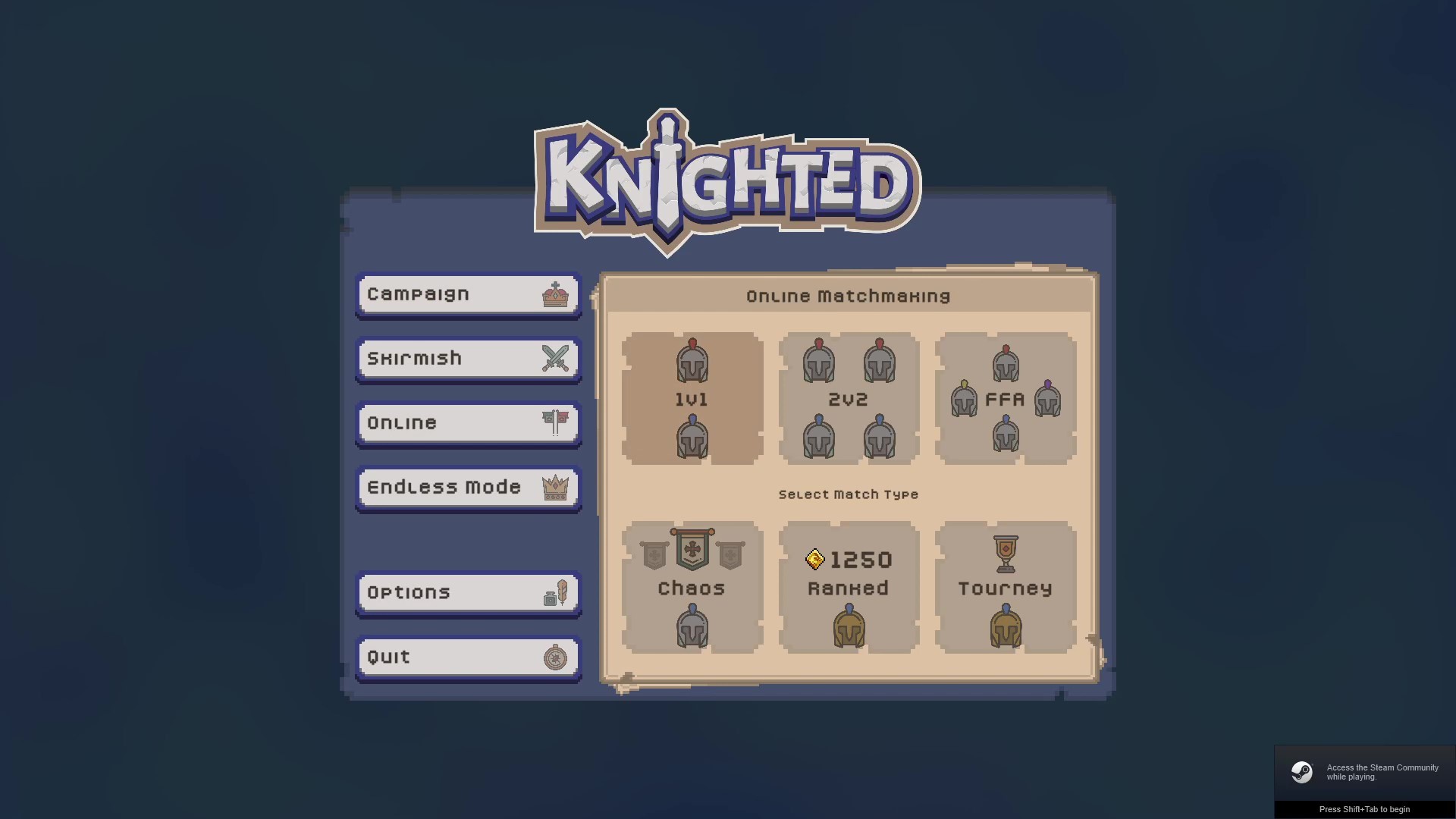 Knighted screenshot